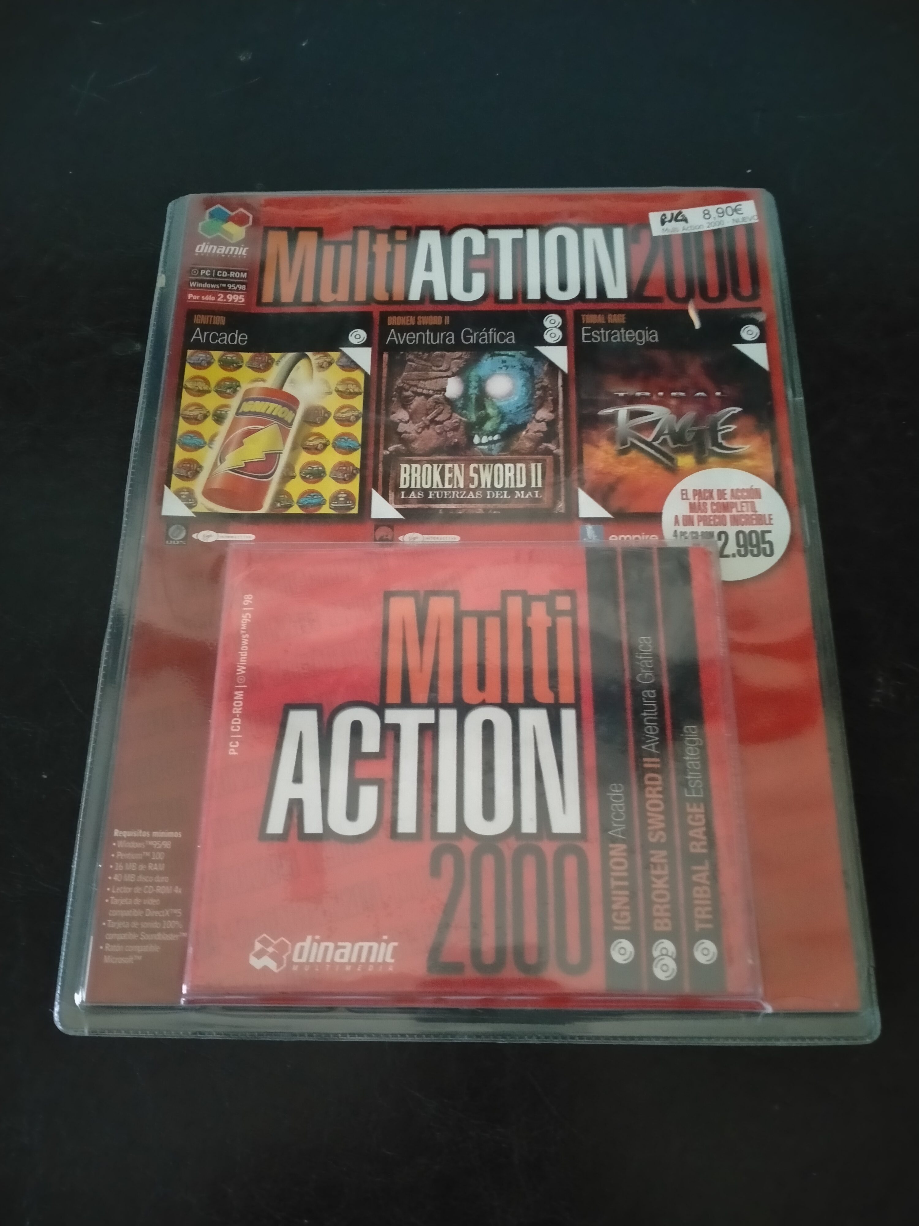 Edición física de MultiAction 2000