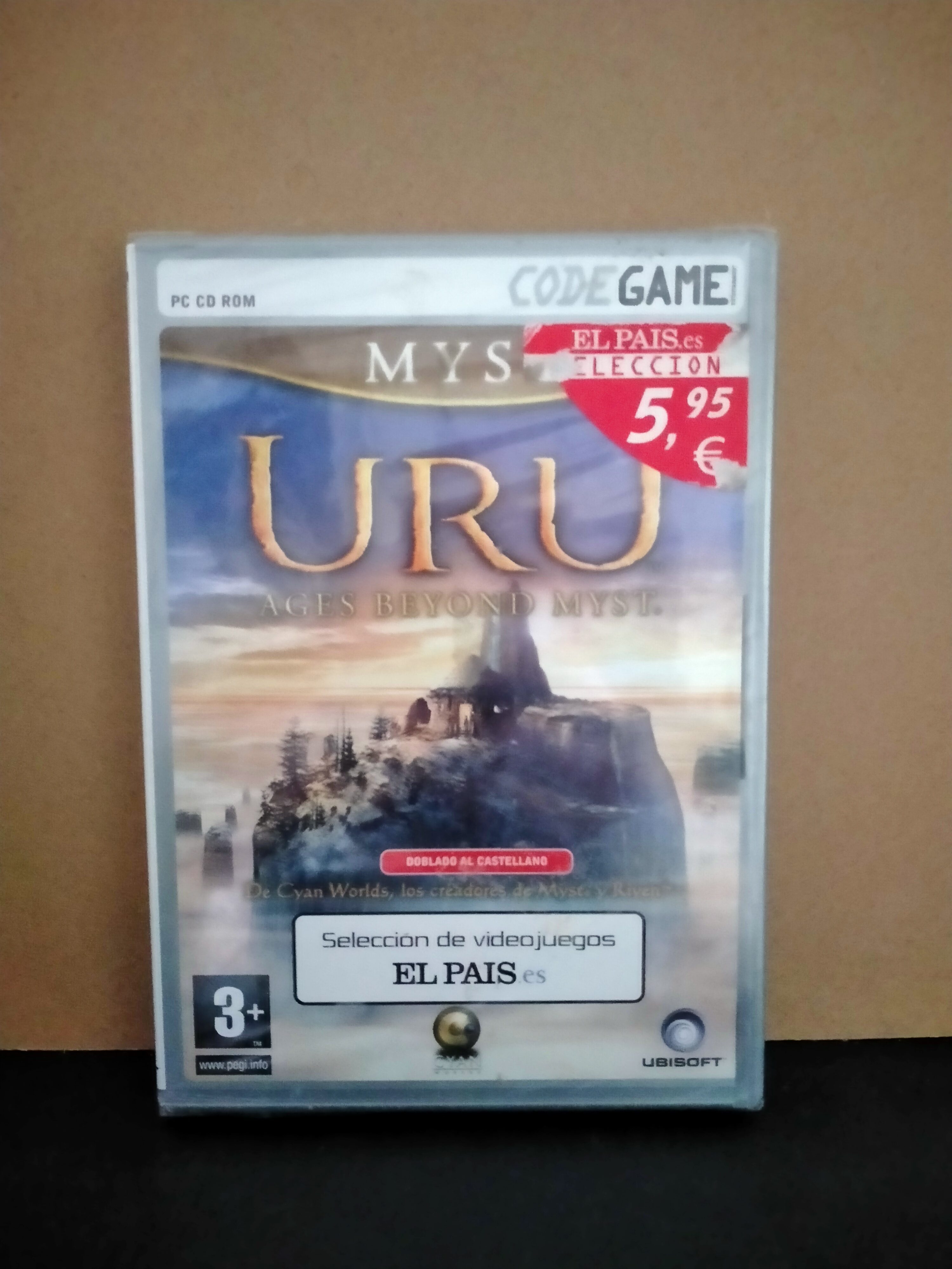Edición física de Uru: Ages Beyond Myst