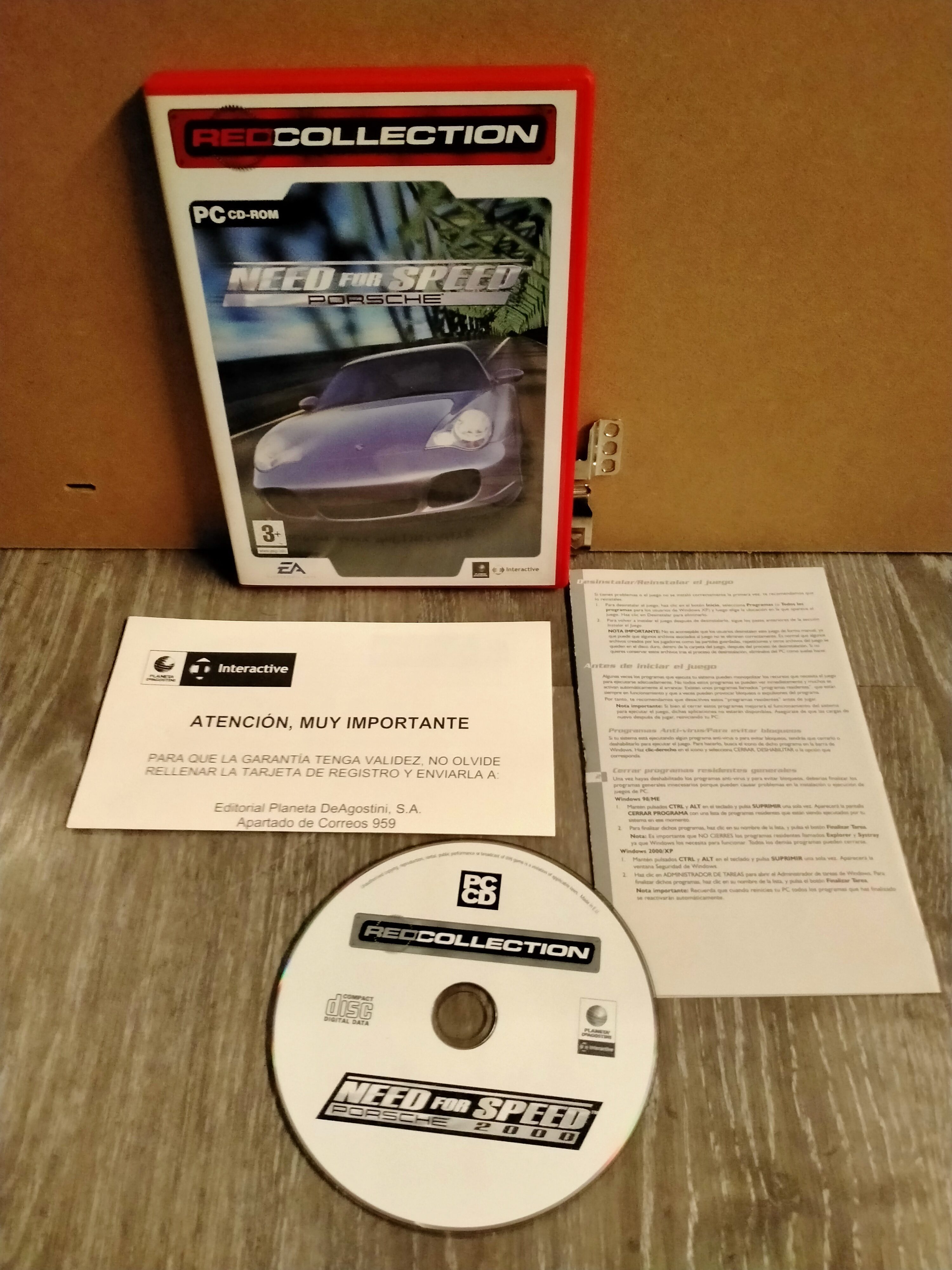 Edición física de Need for Speed: Porsche 2000