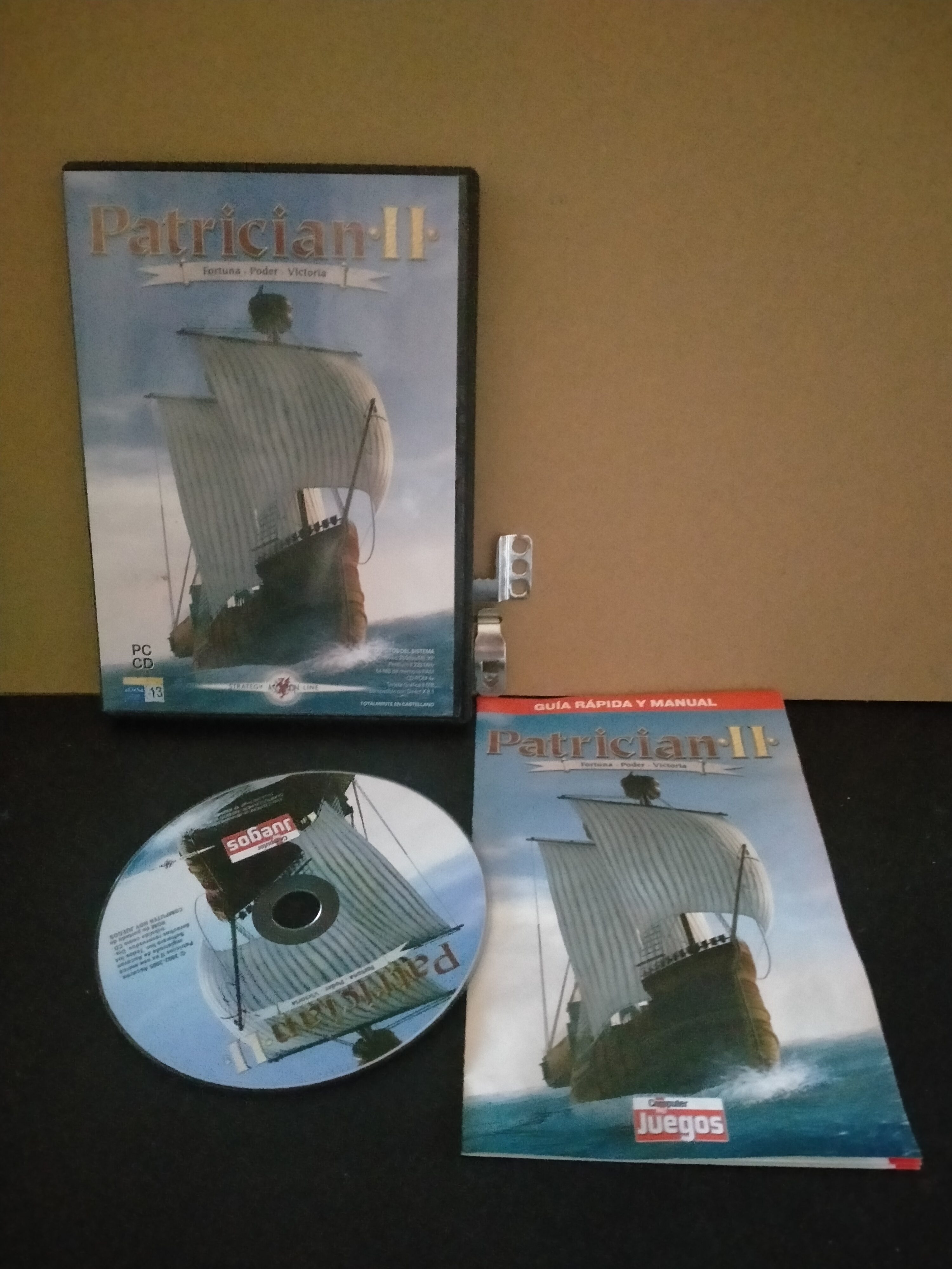 Edición física de Patrician II: Fortuna, Poder y Victoria