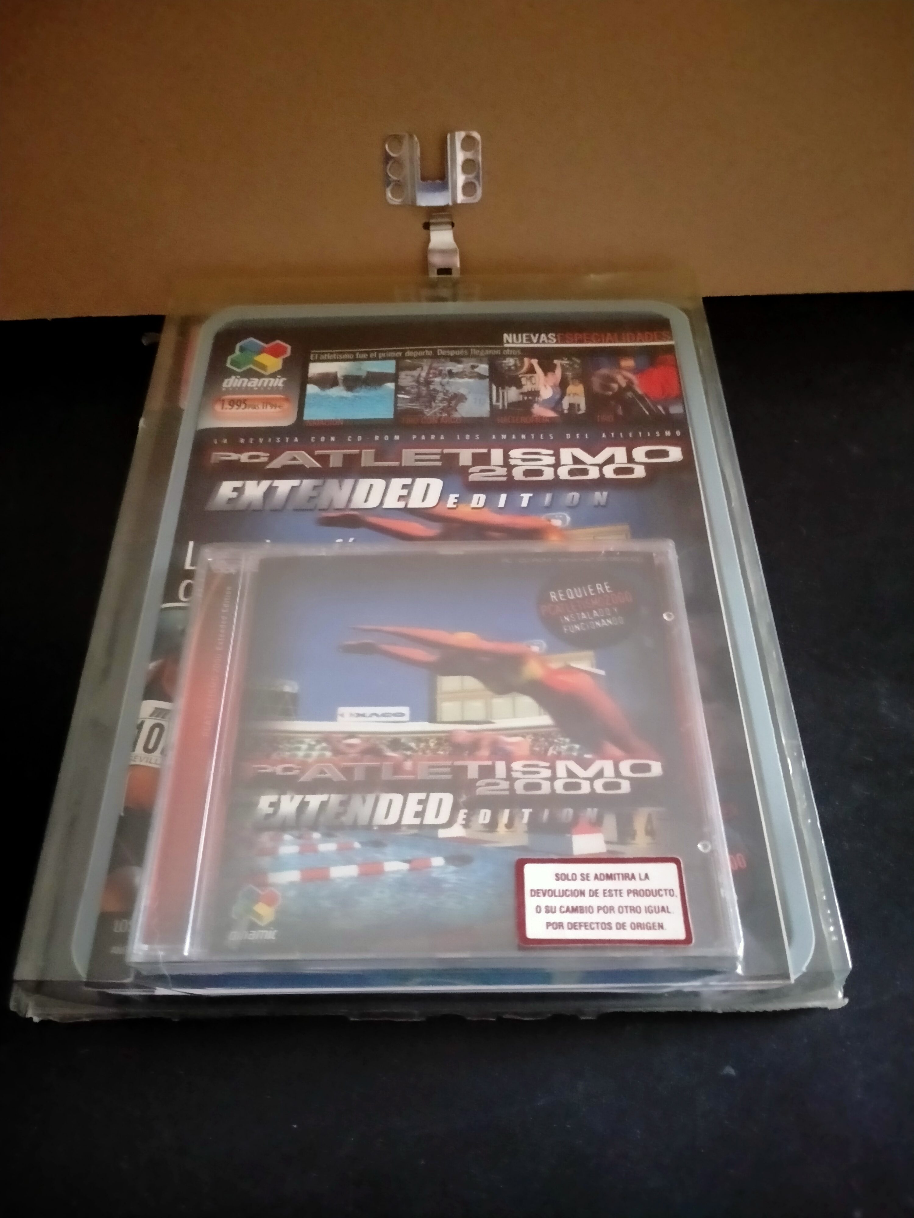 Portada de PC Atletismo 2000: Extended Edition, formato Jewel Case, para Windows 95, Windows 98
