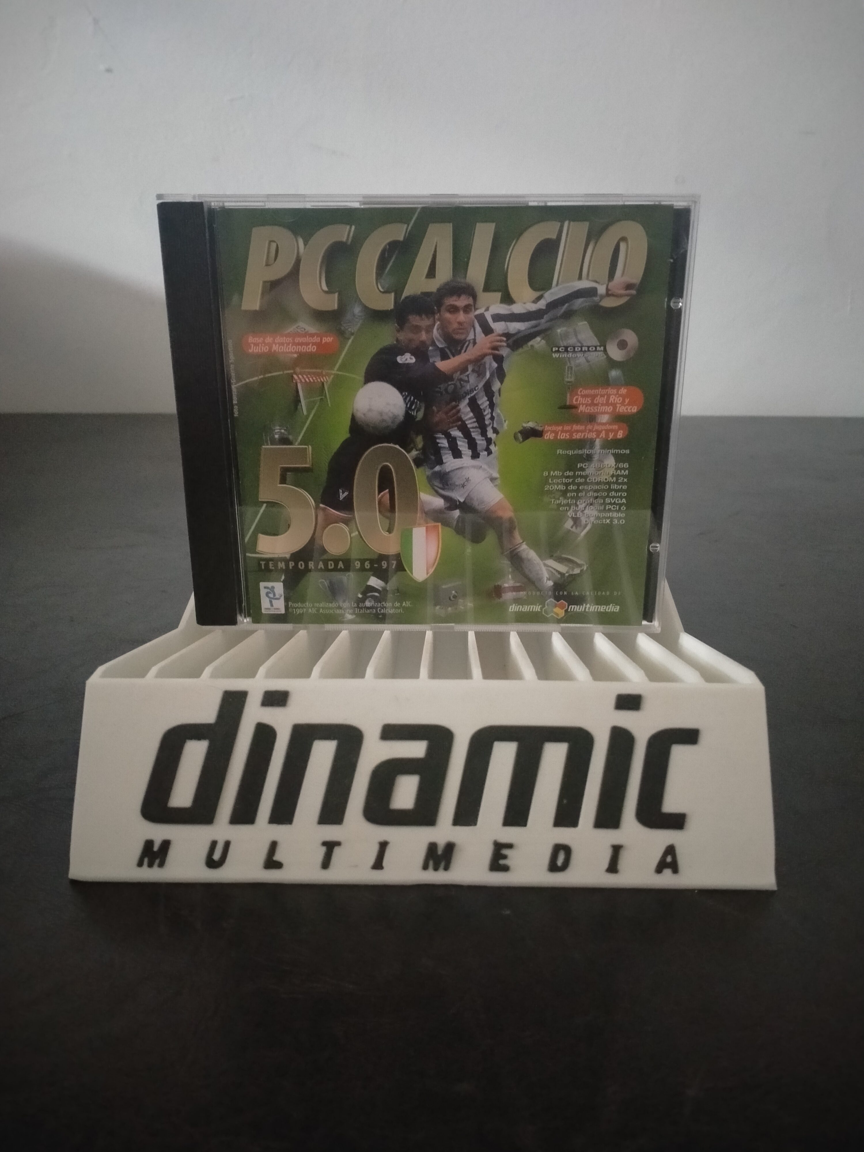 Portada de PC Calcio 5.0: Temporada 96-97, formato Jewel Case, para Windows 95