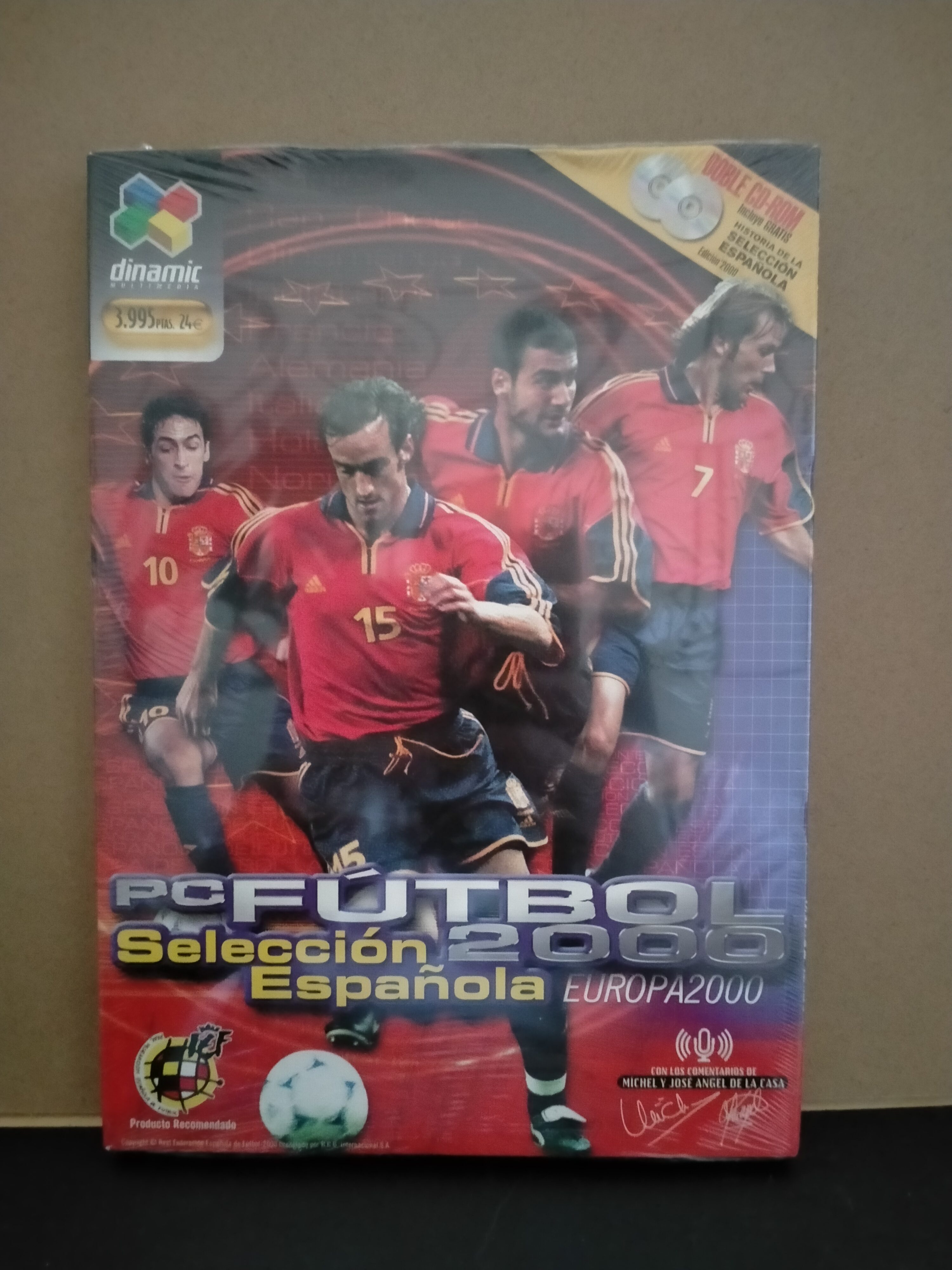 Edición física de PC Fútbol 2000: Selección Española - Europa 2000