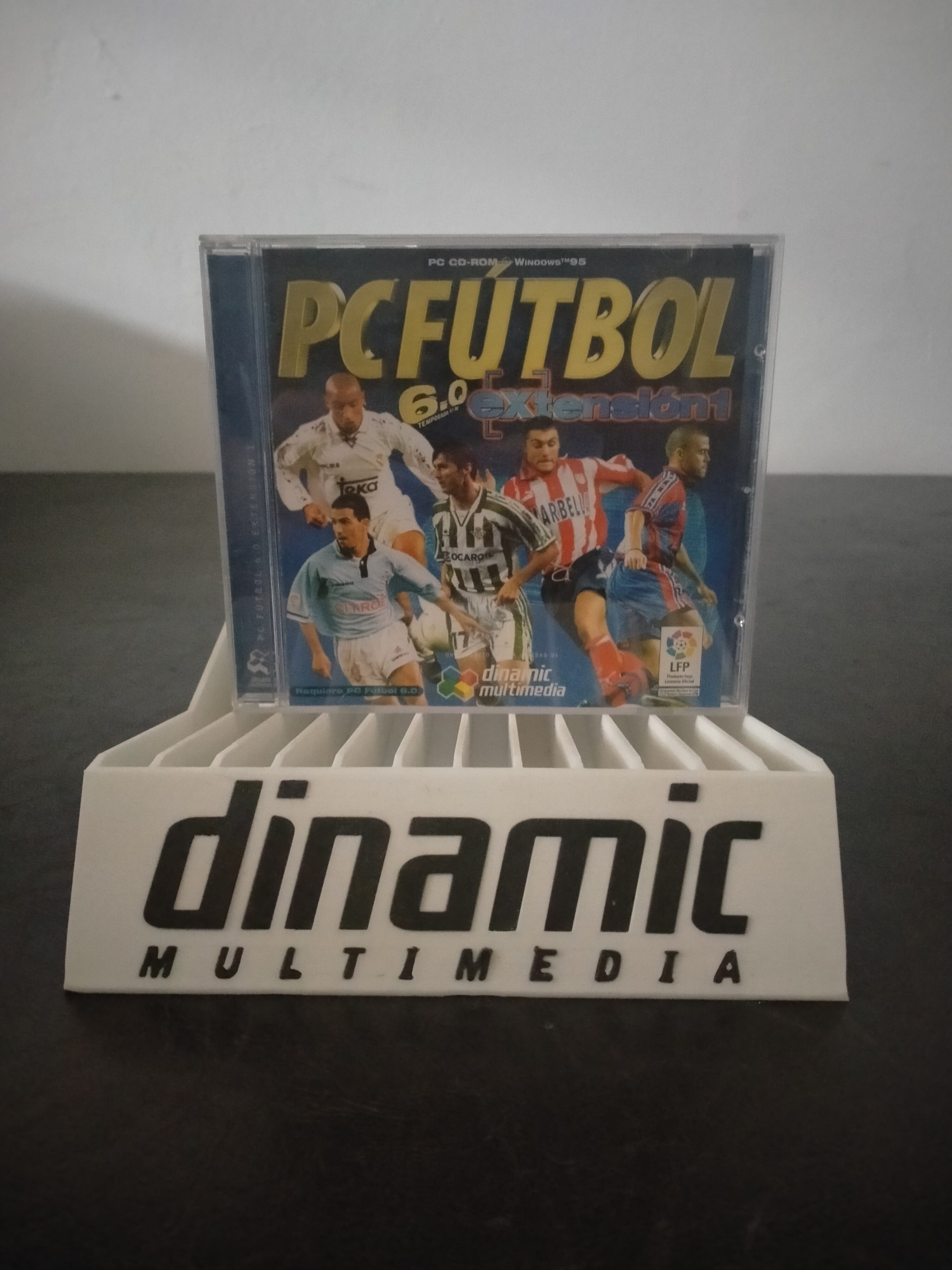 Portada de PC Fútbol 6.0: Extensión 1, formato Jewel Case, para Windows 95