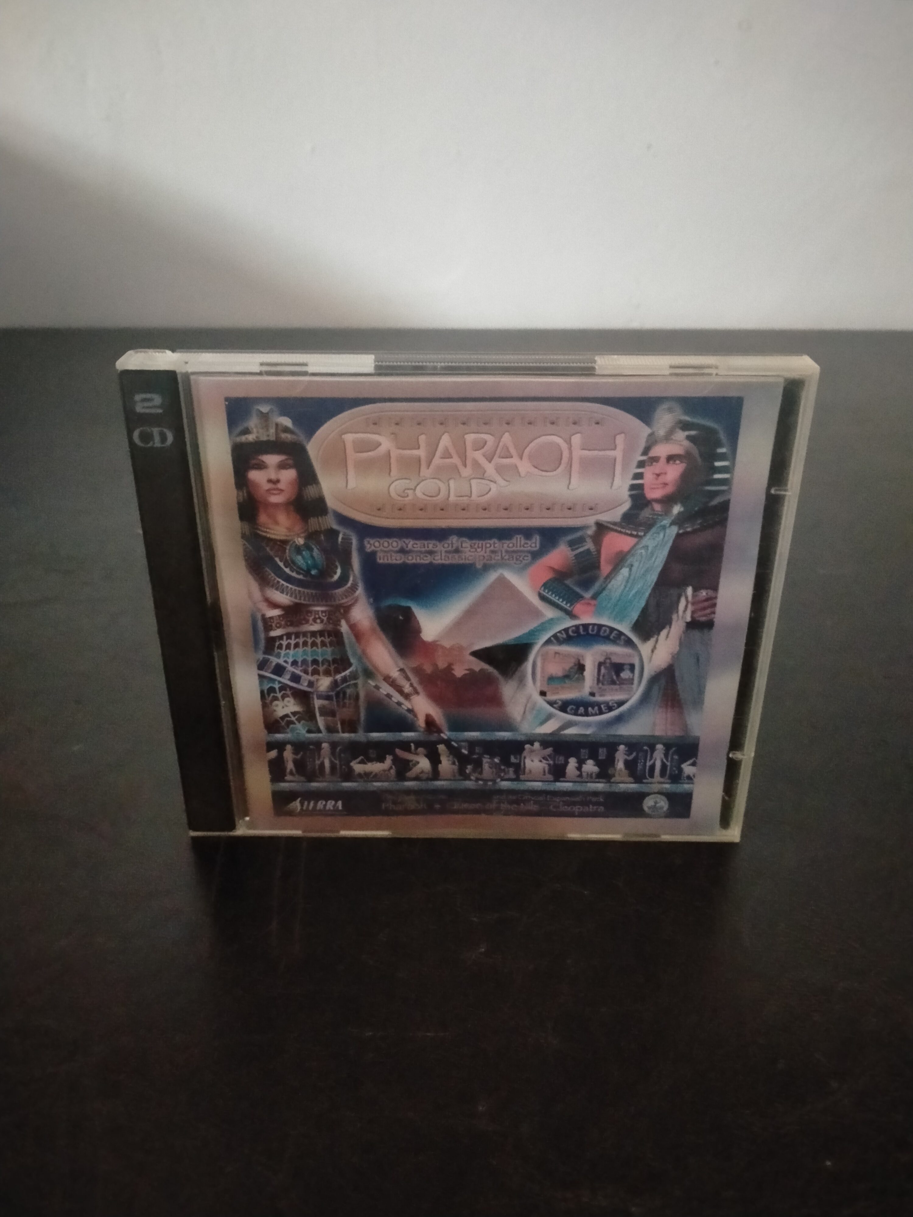 Portada de Pharaoh Gold, formato Jewel Case, para Windows 95, Windows 98