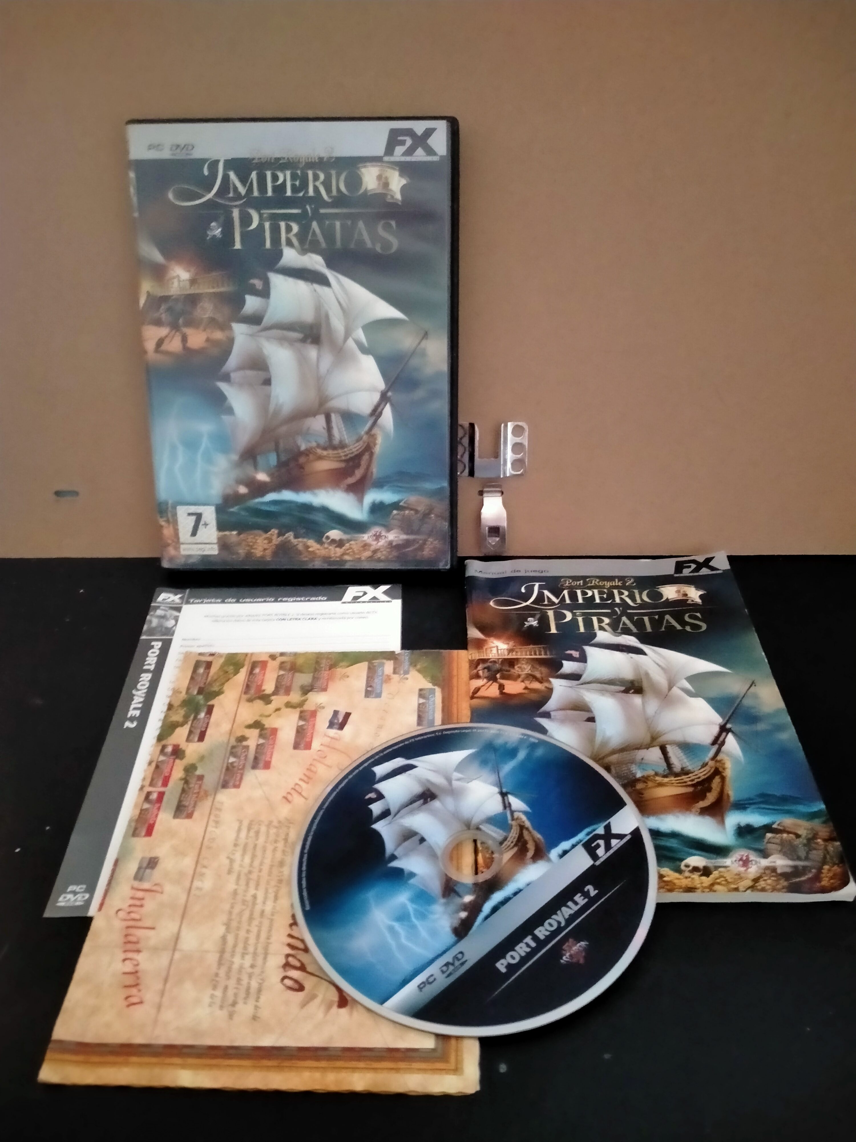 Edición física de Port Royale 2: Imperio y Piratas
