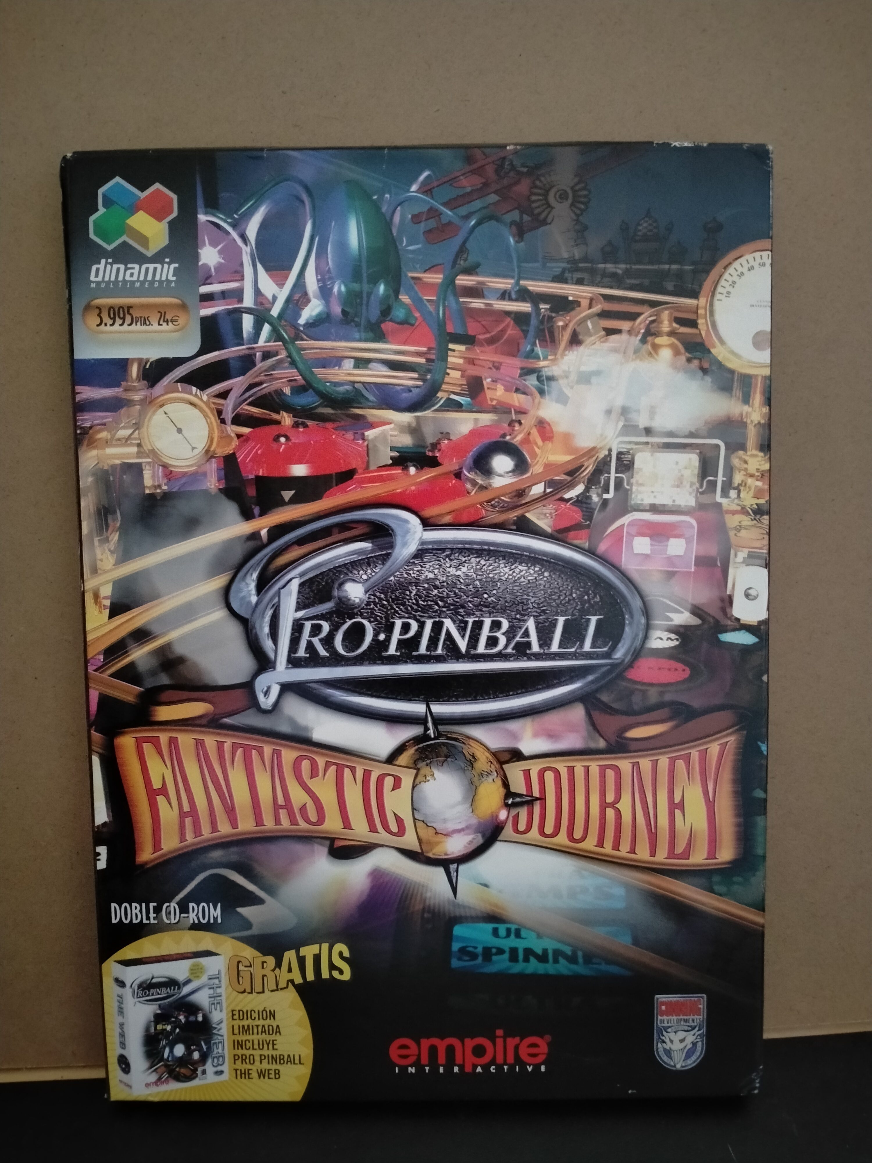 Edición física de Pro Pinball: Fantastic Journey