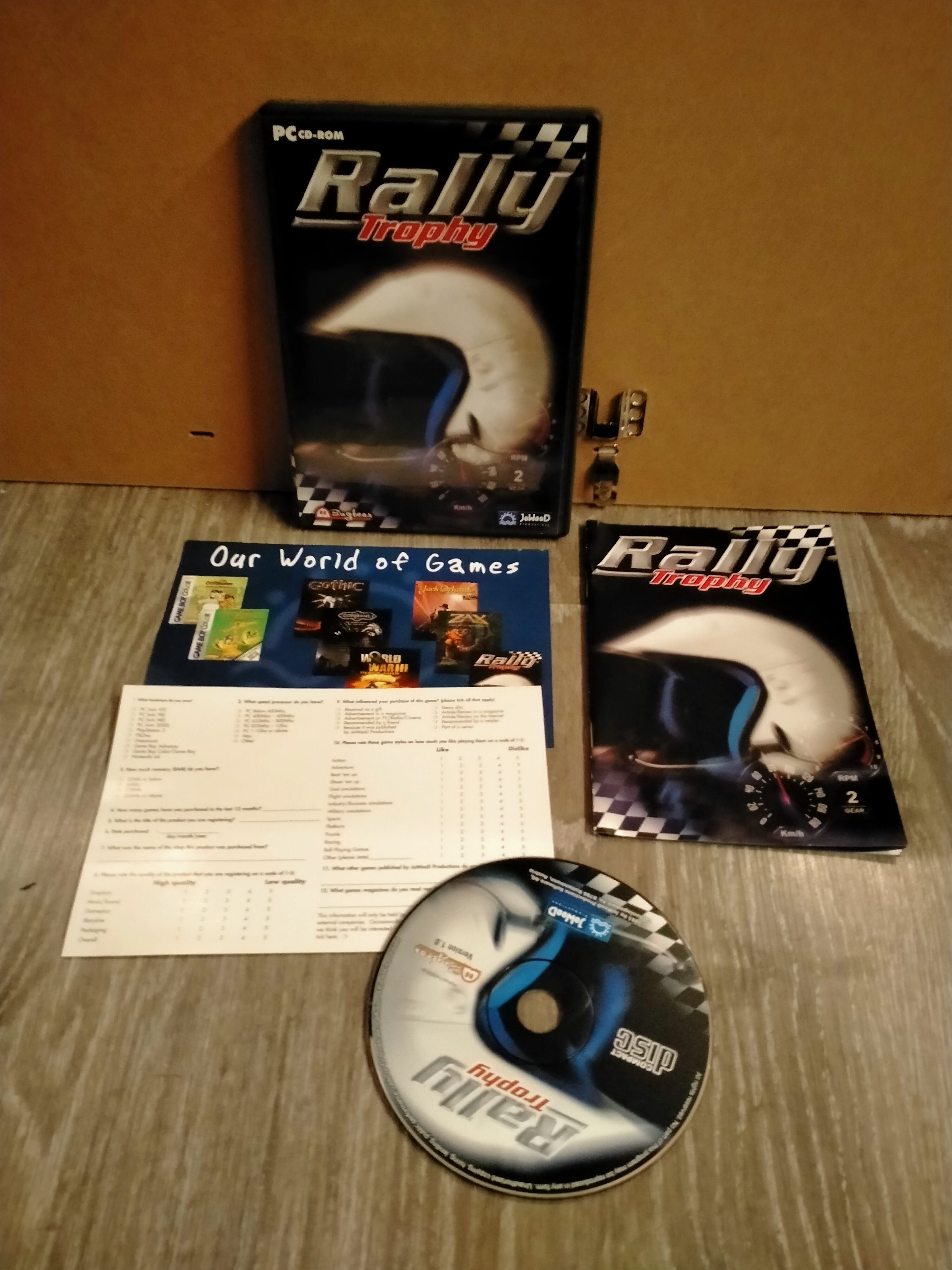 Edición física de Rally trophy