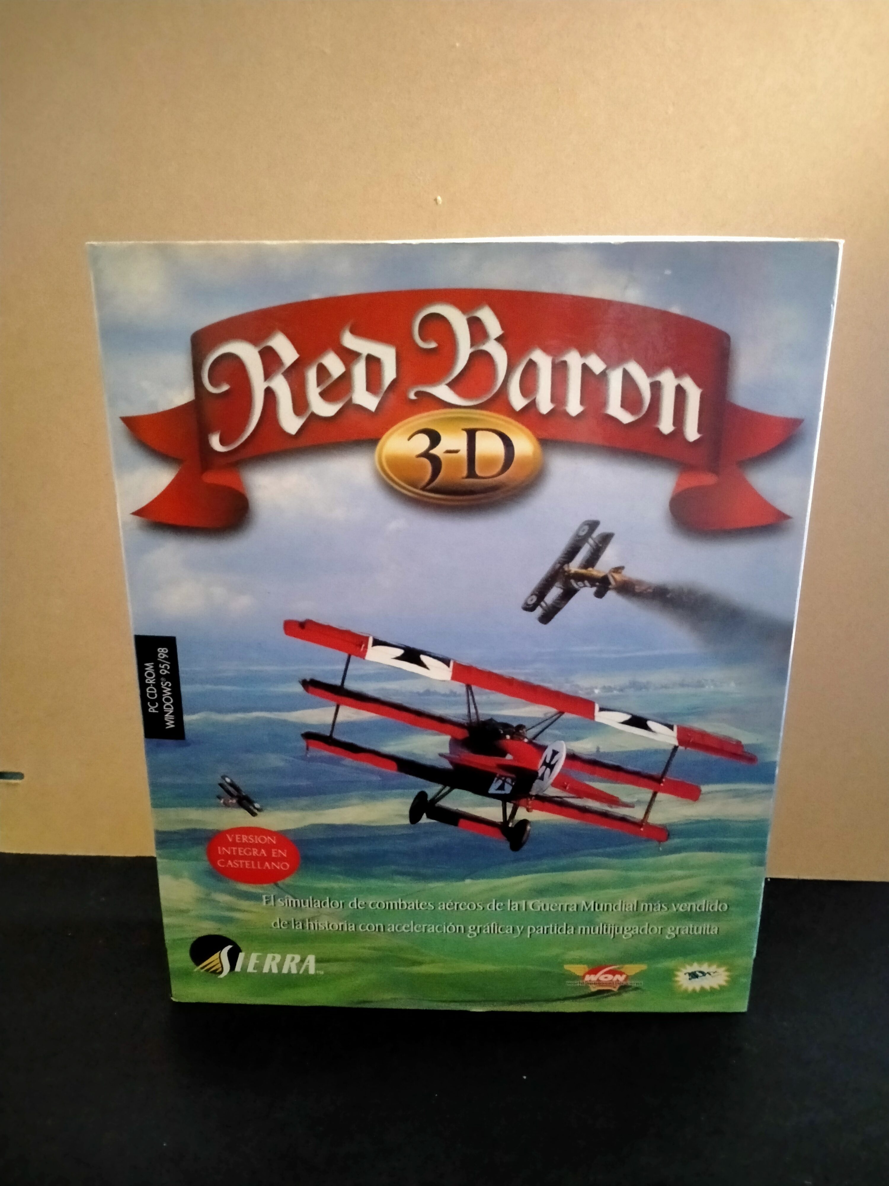 Edición física de Red Baron 3-D