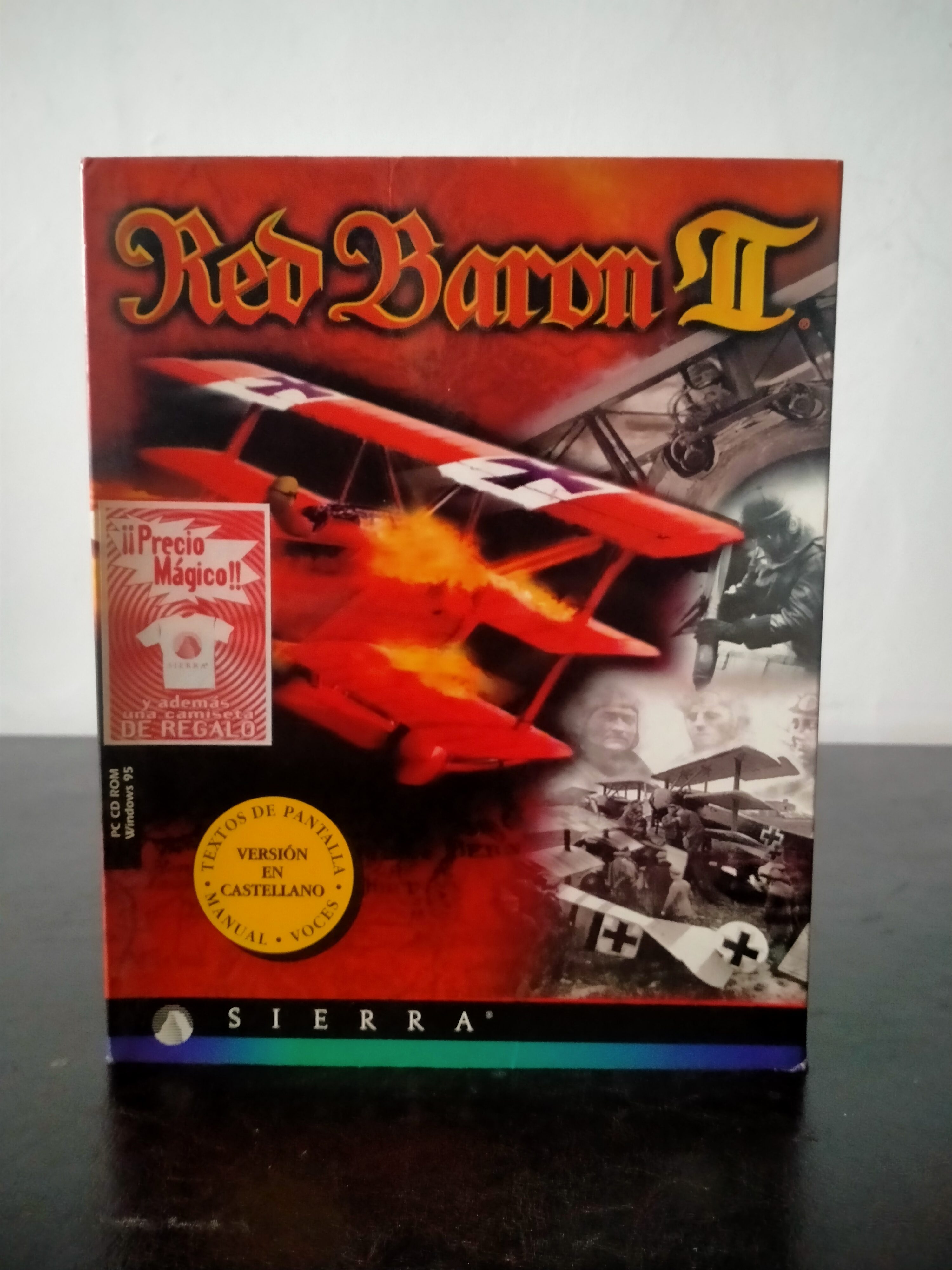 Edición física de Red Baron II