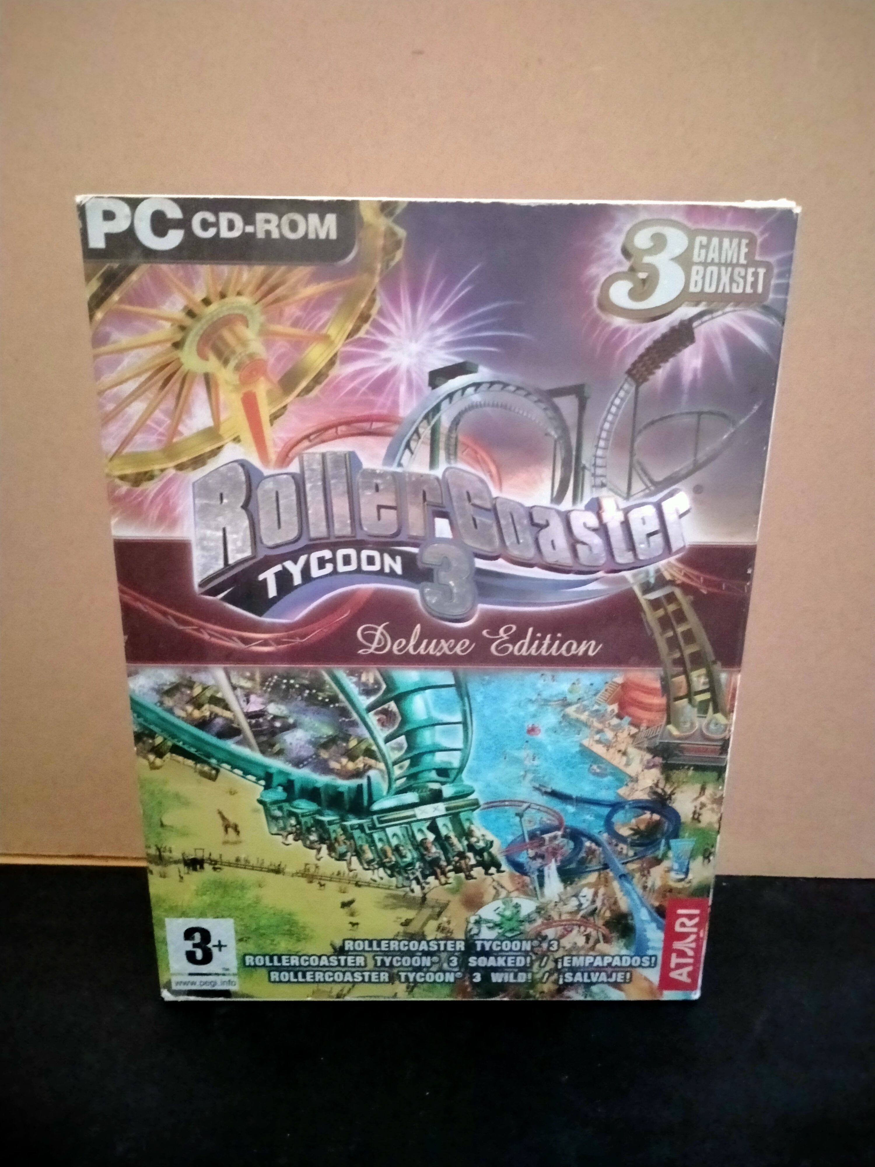 Edición física de RollerCoaster Tycoon 3: Deluxe Edition