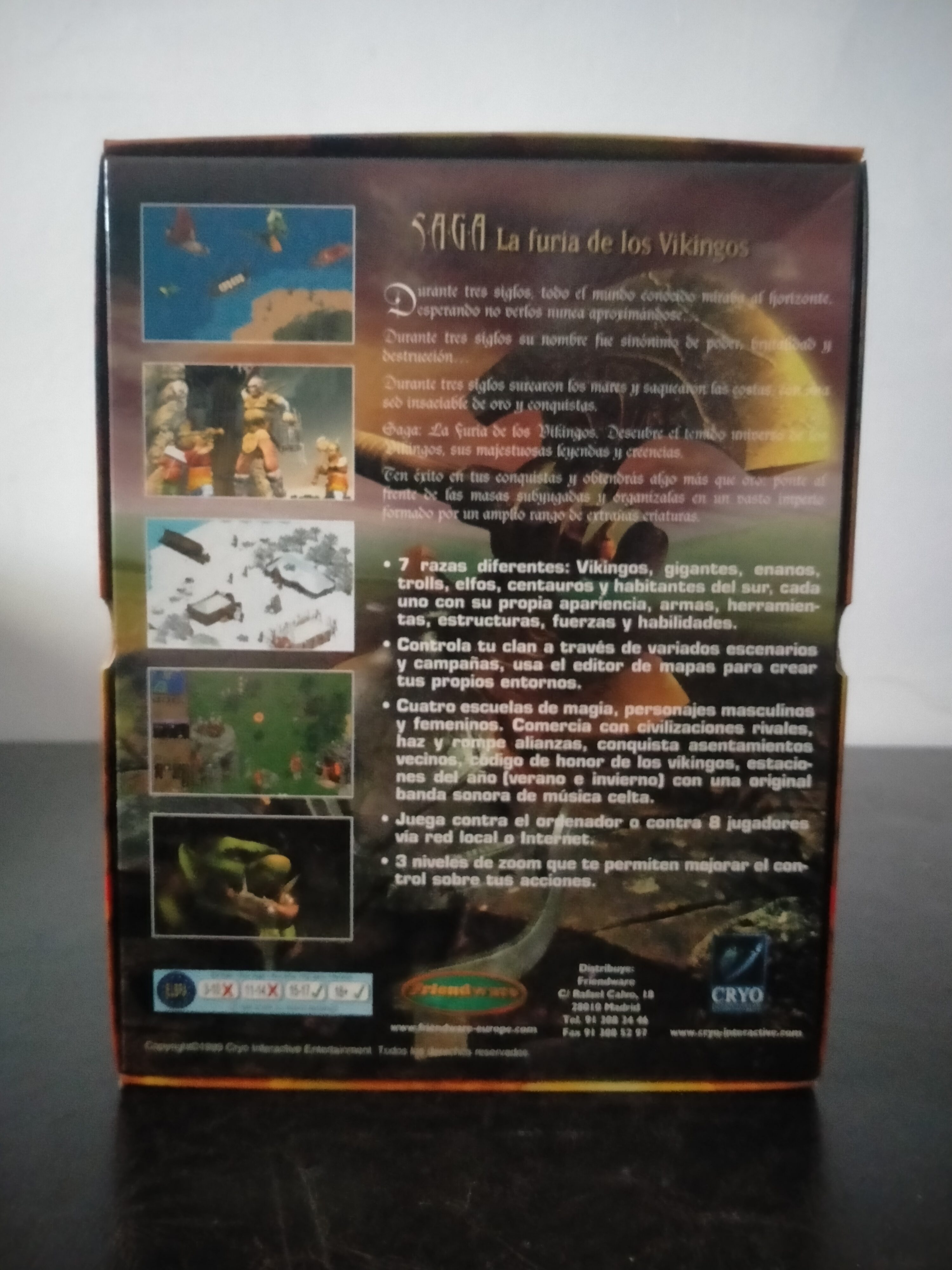 Imagen documental 2 de S.A.G.A.: La furia de los Vikingos, formato Big Box, para Windows 95, Windows 98