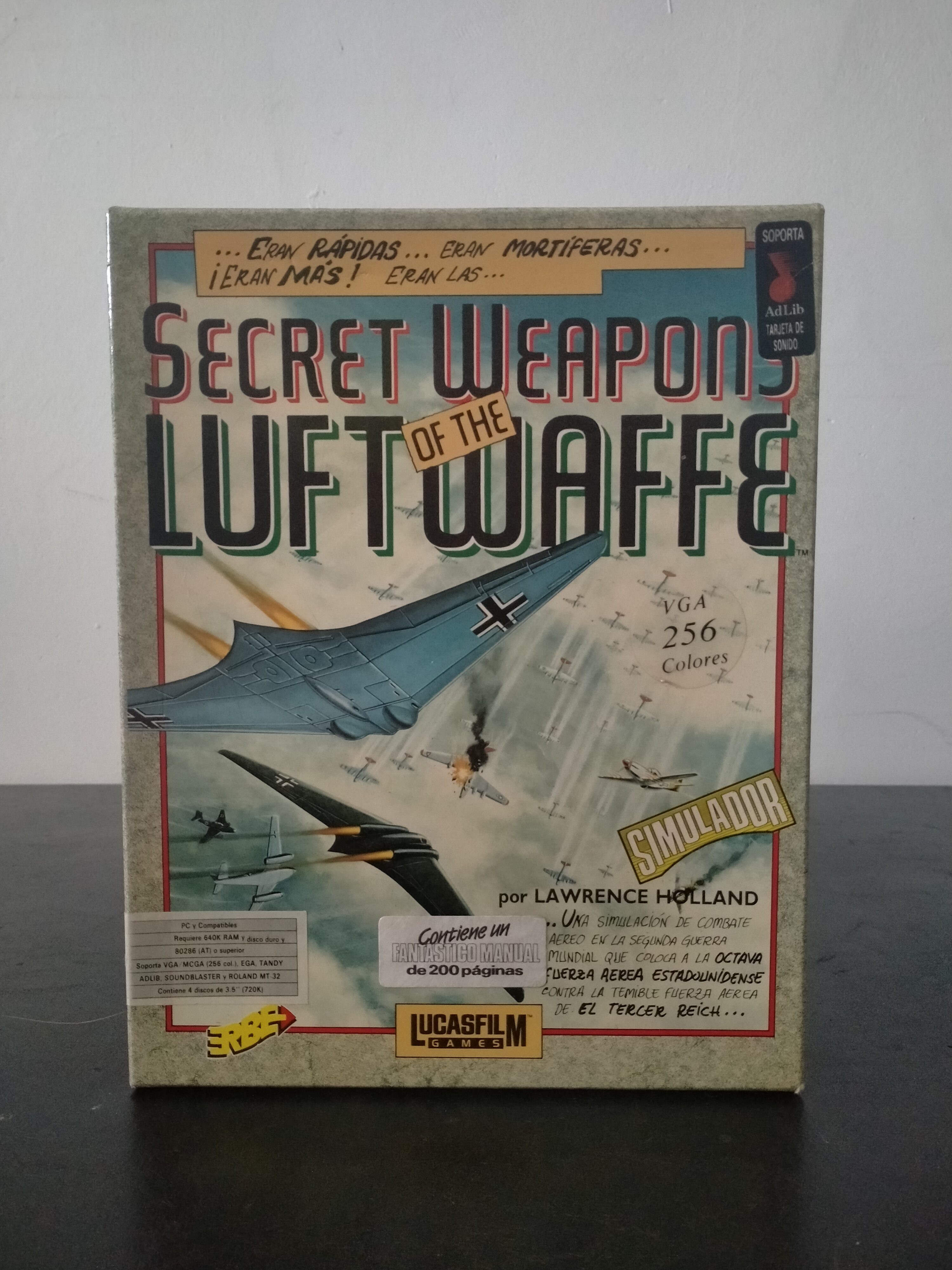 Edición física de Secret Weapons of the Luftwaffe