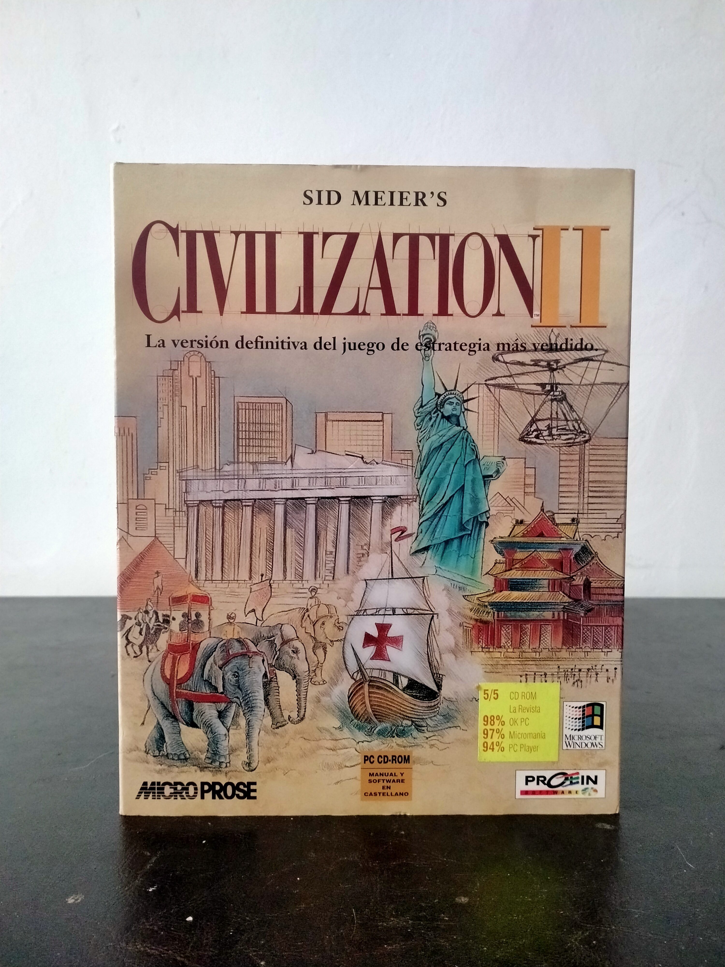 Portada de Sid Meier's Civilization II