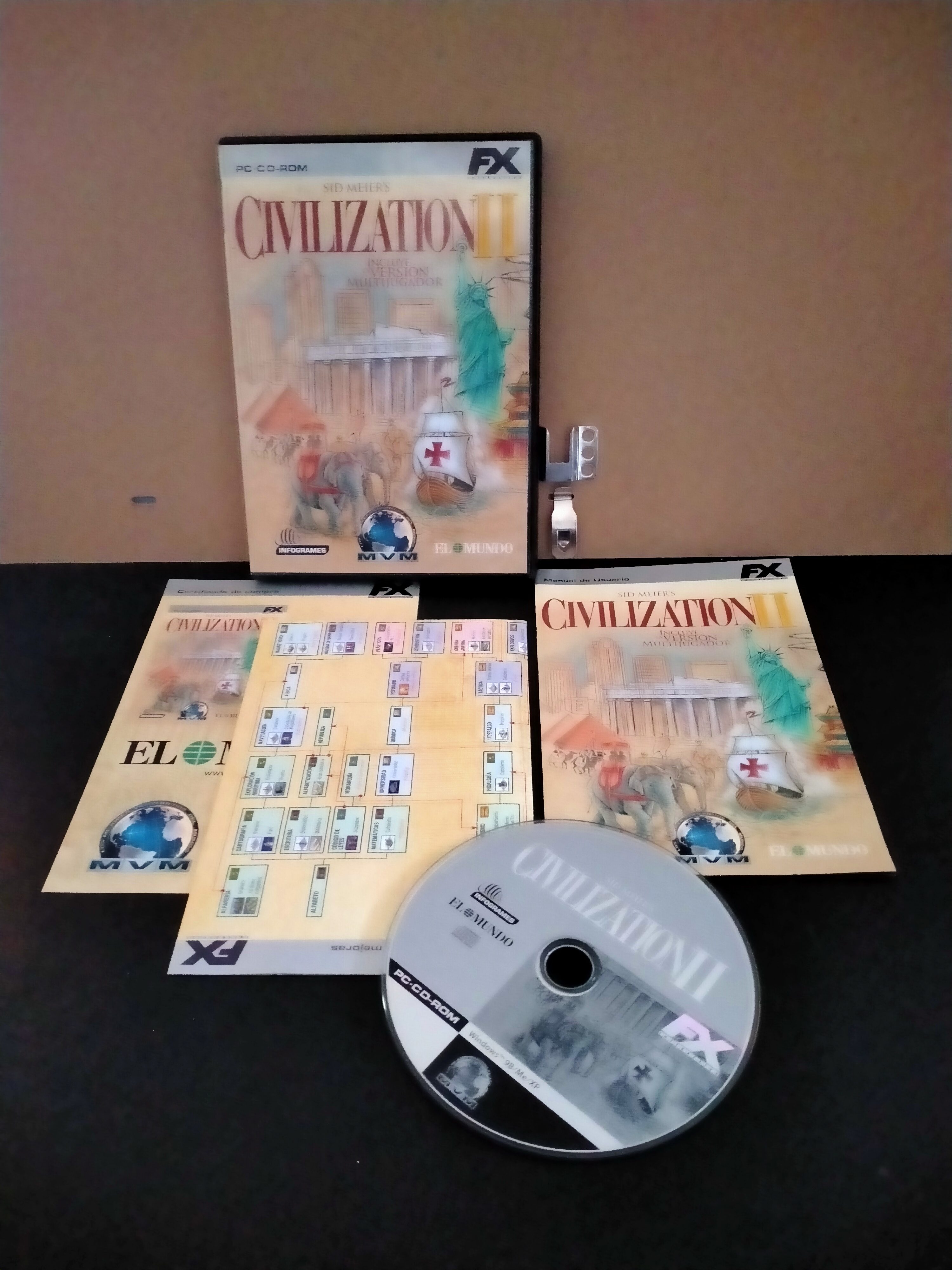 Edición física de Sid Meier's Civilization II