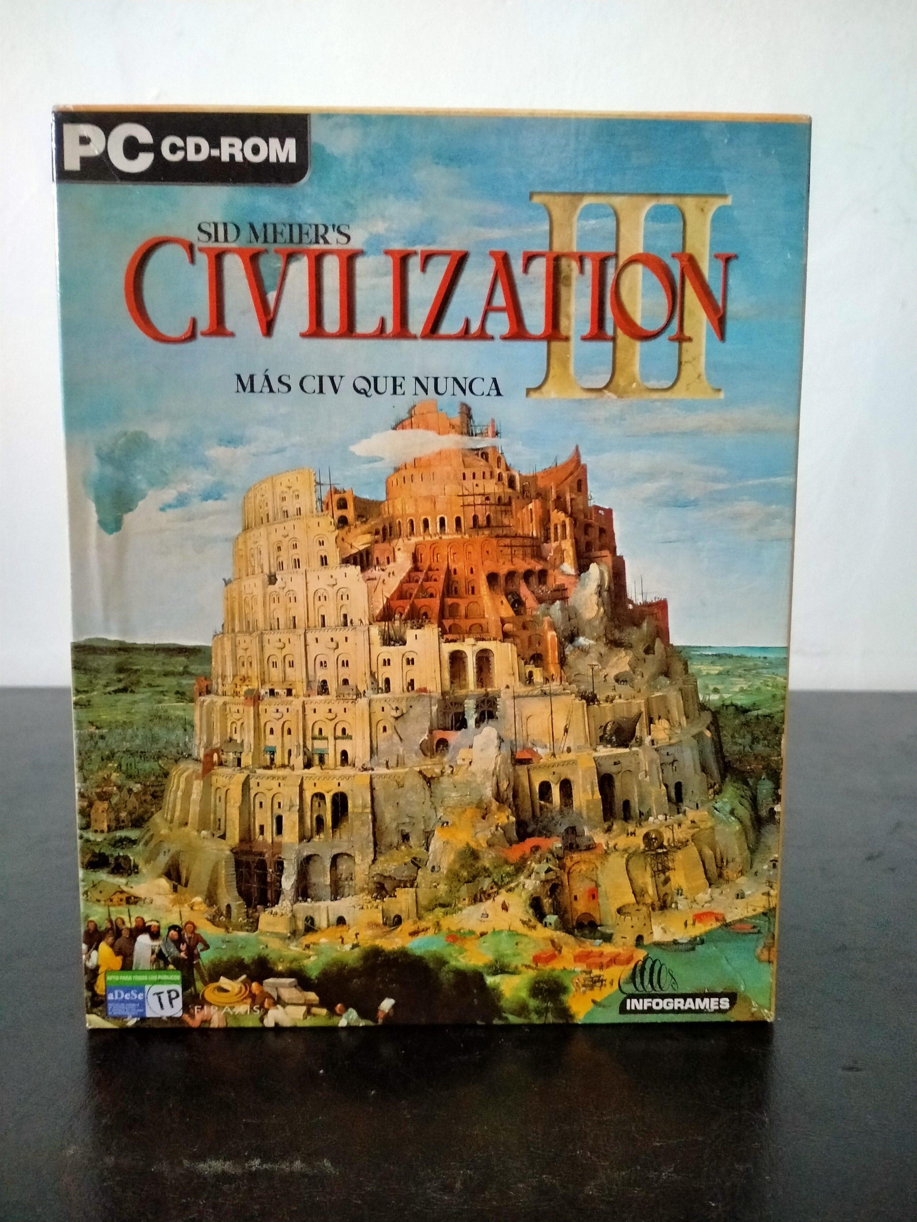 Edición física de Sid Meier's Civilization III