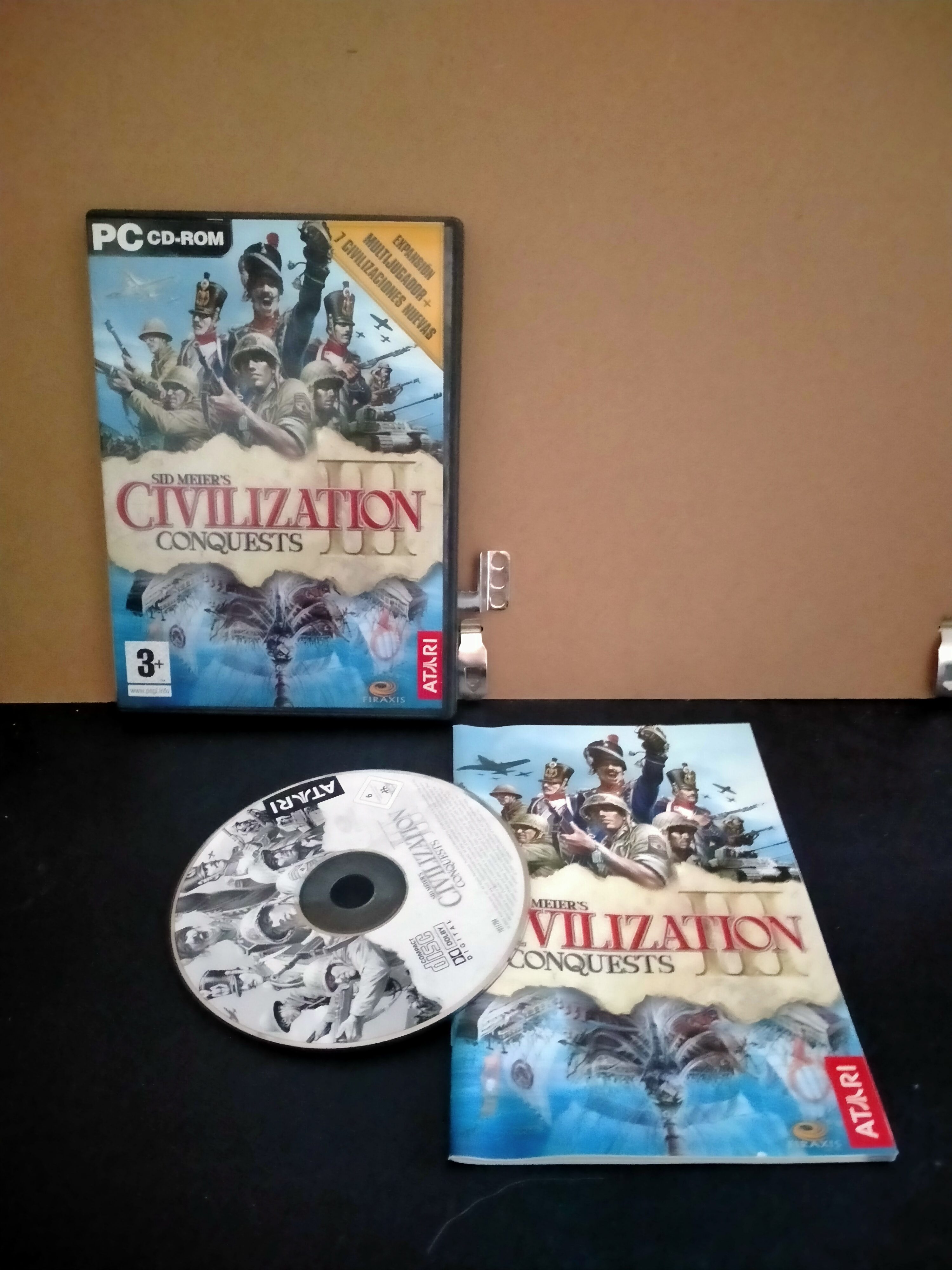 Edición física de Sid Meier's Civilization III: Conquests