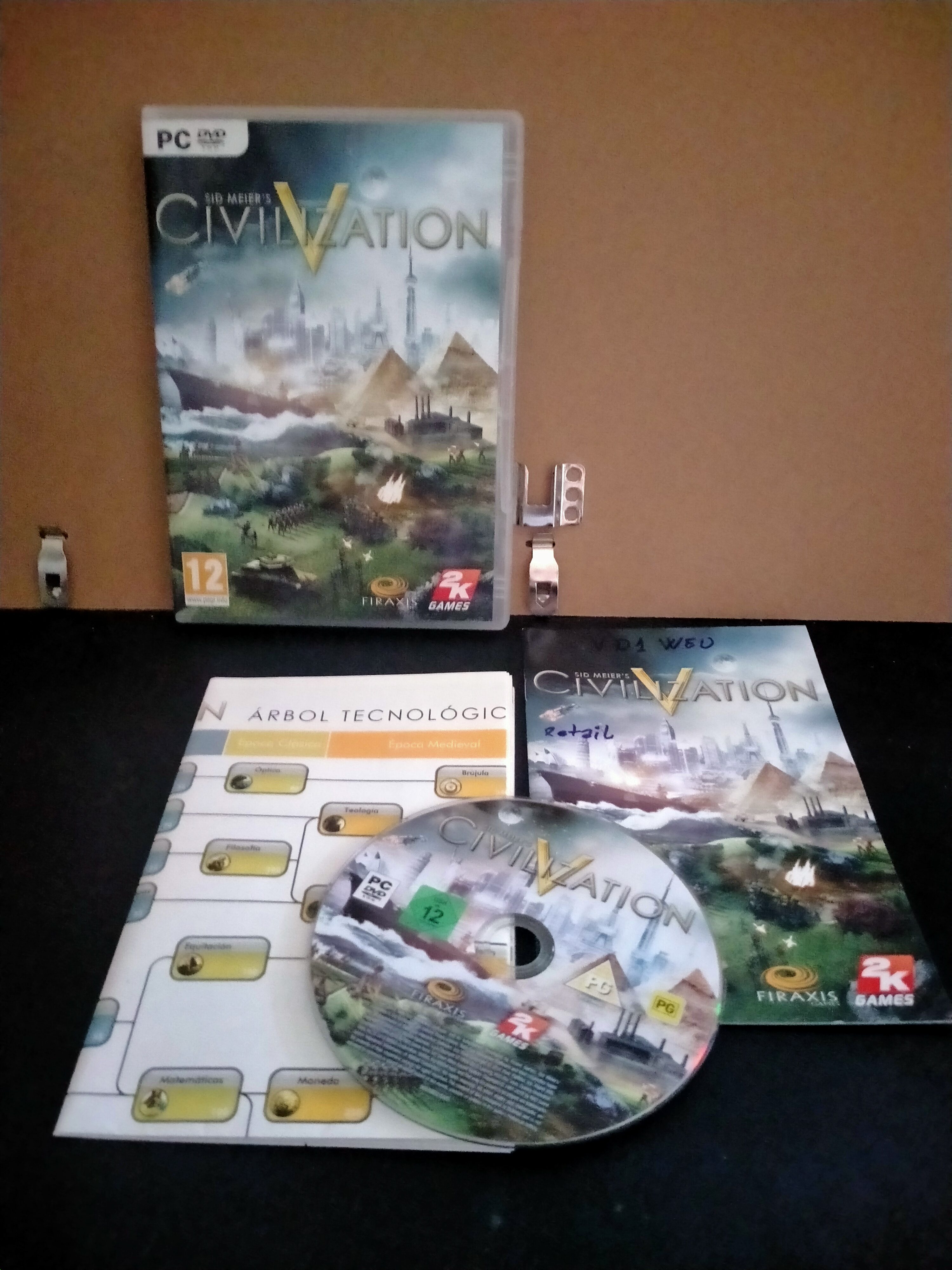 Edición física de Sid Meier's Civilization V