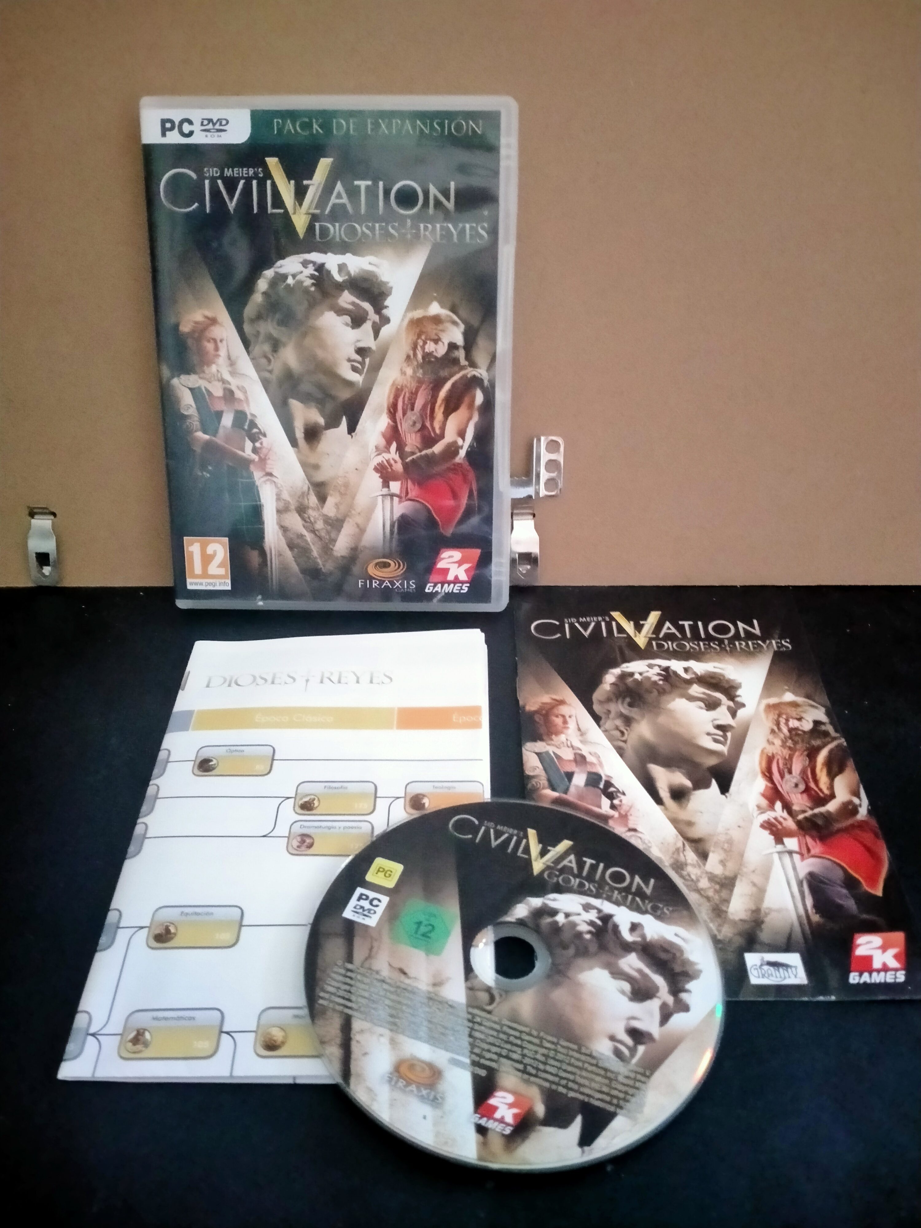 Edición física de Sid Meier's Civilization V: Dioses y Reyes