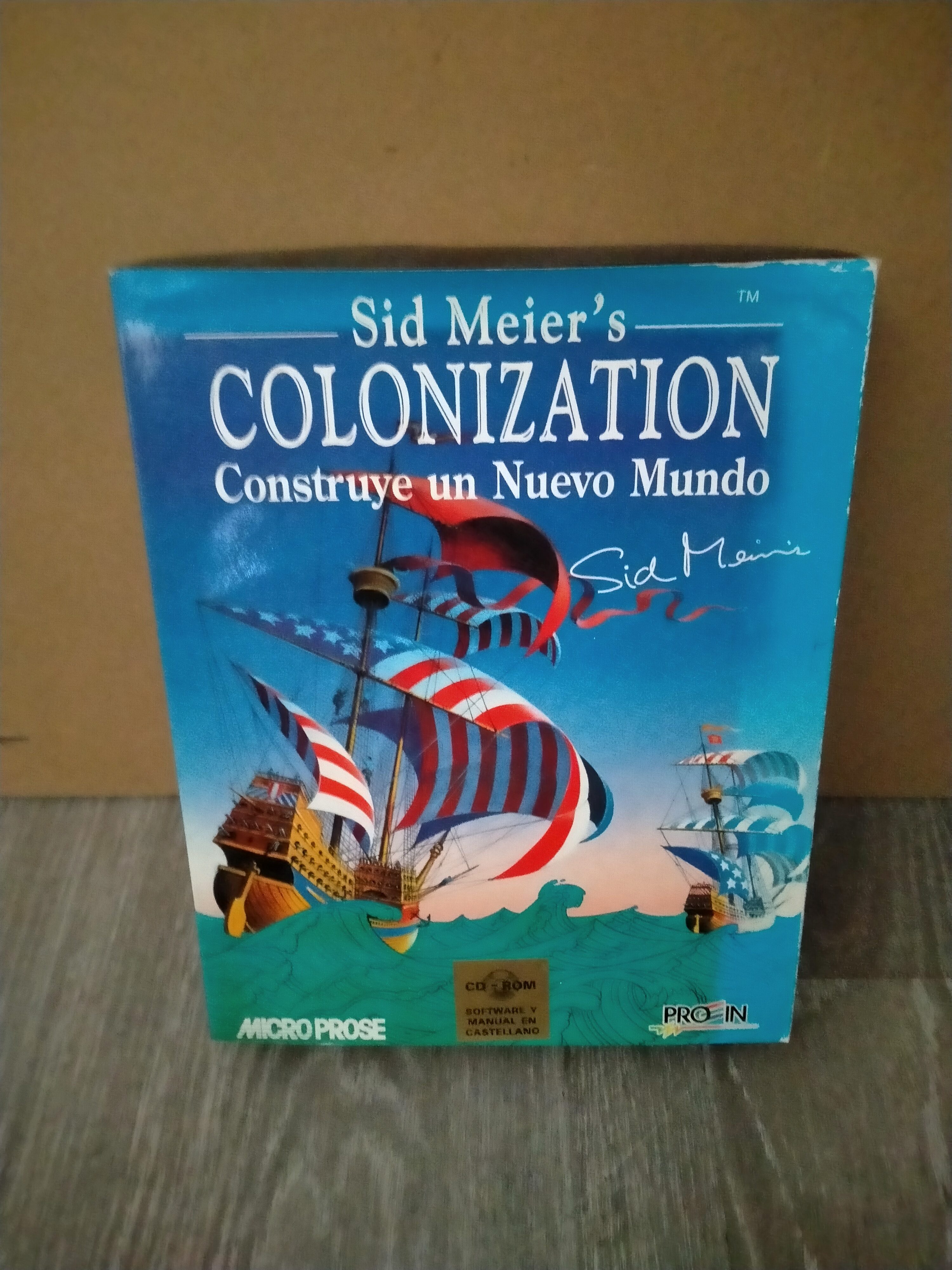Edición física de Sid Meier's Colonization
