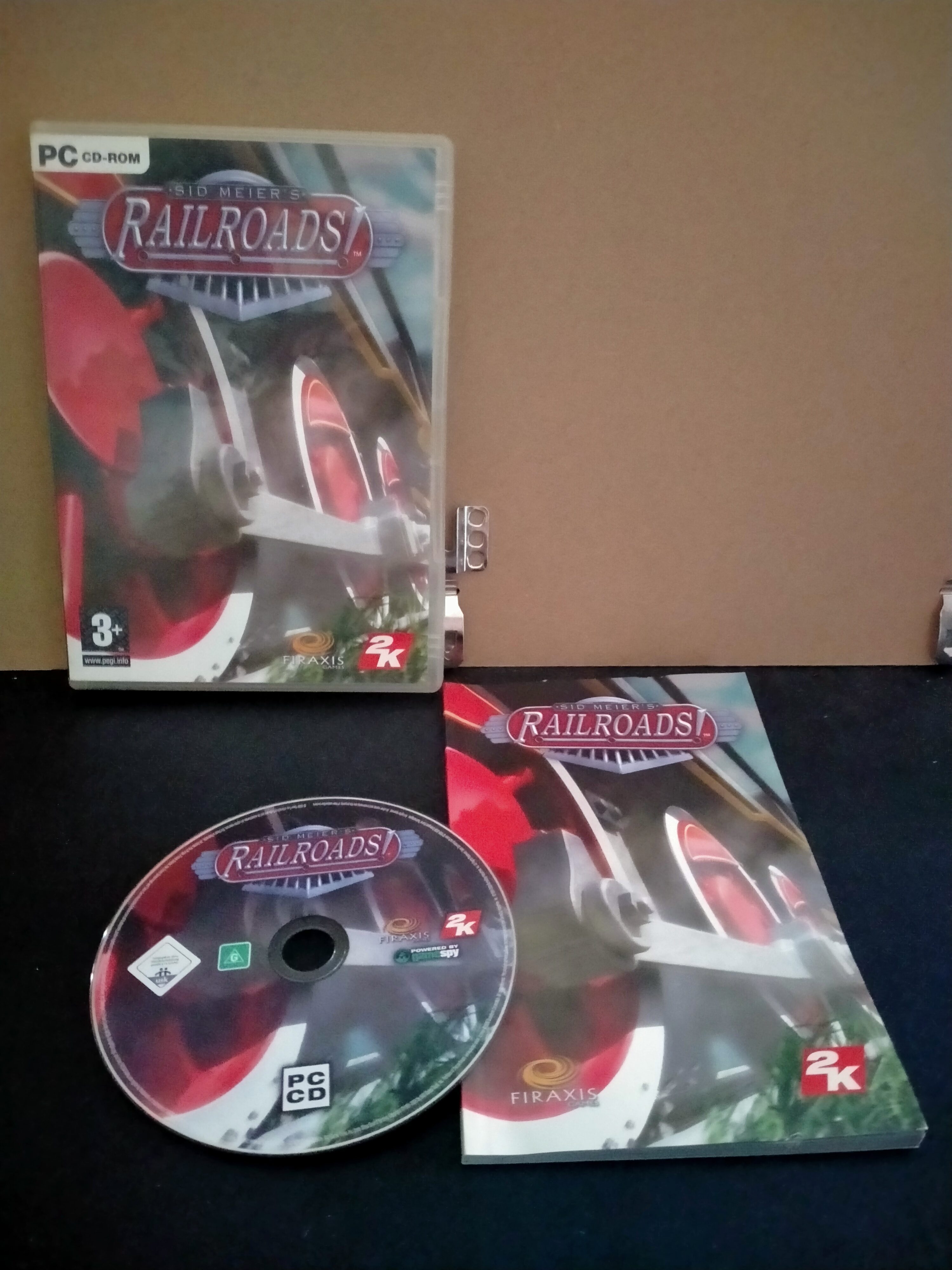 Edición física de Sid Meier's Railroads!