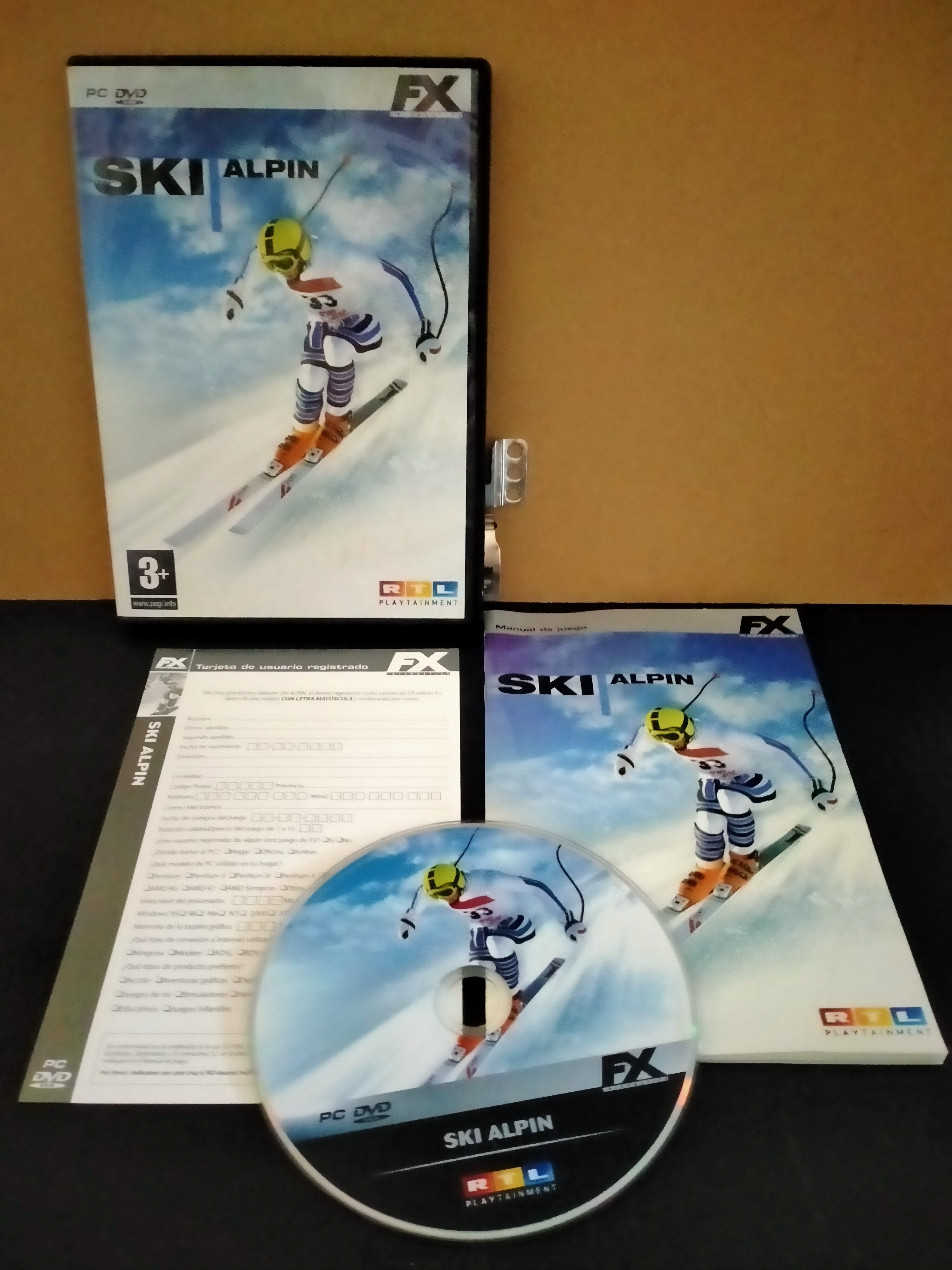 Edición física de Ski Alpin