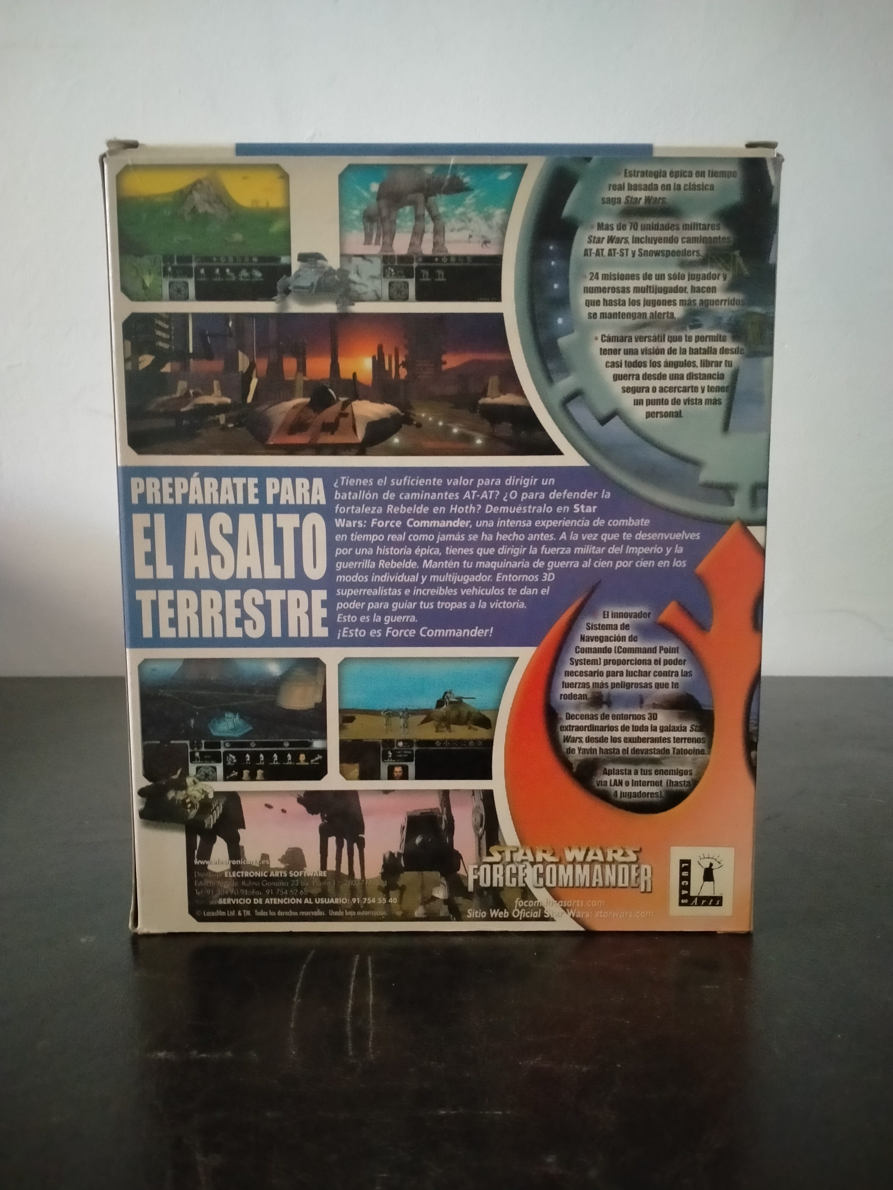 Imagen documental 2 de Star Wars: Force Commander, formato Big Box, para Windows 95, Windows 98