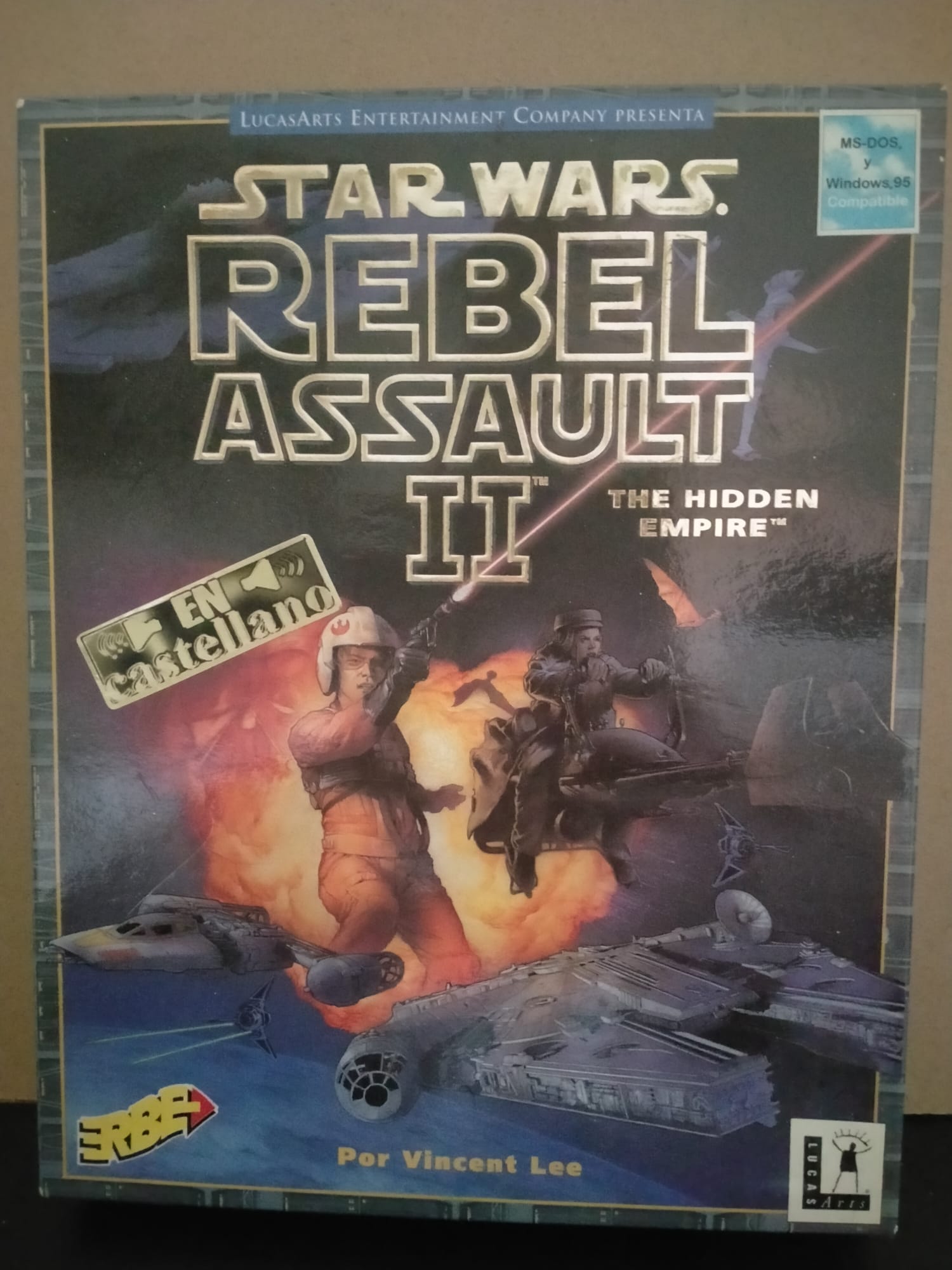 Edición física de Star Wars: Rebel Assault II - The Hidden Empire