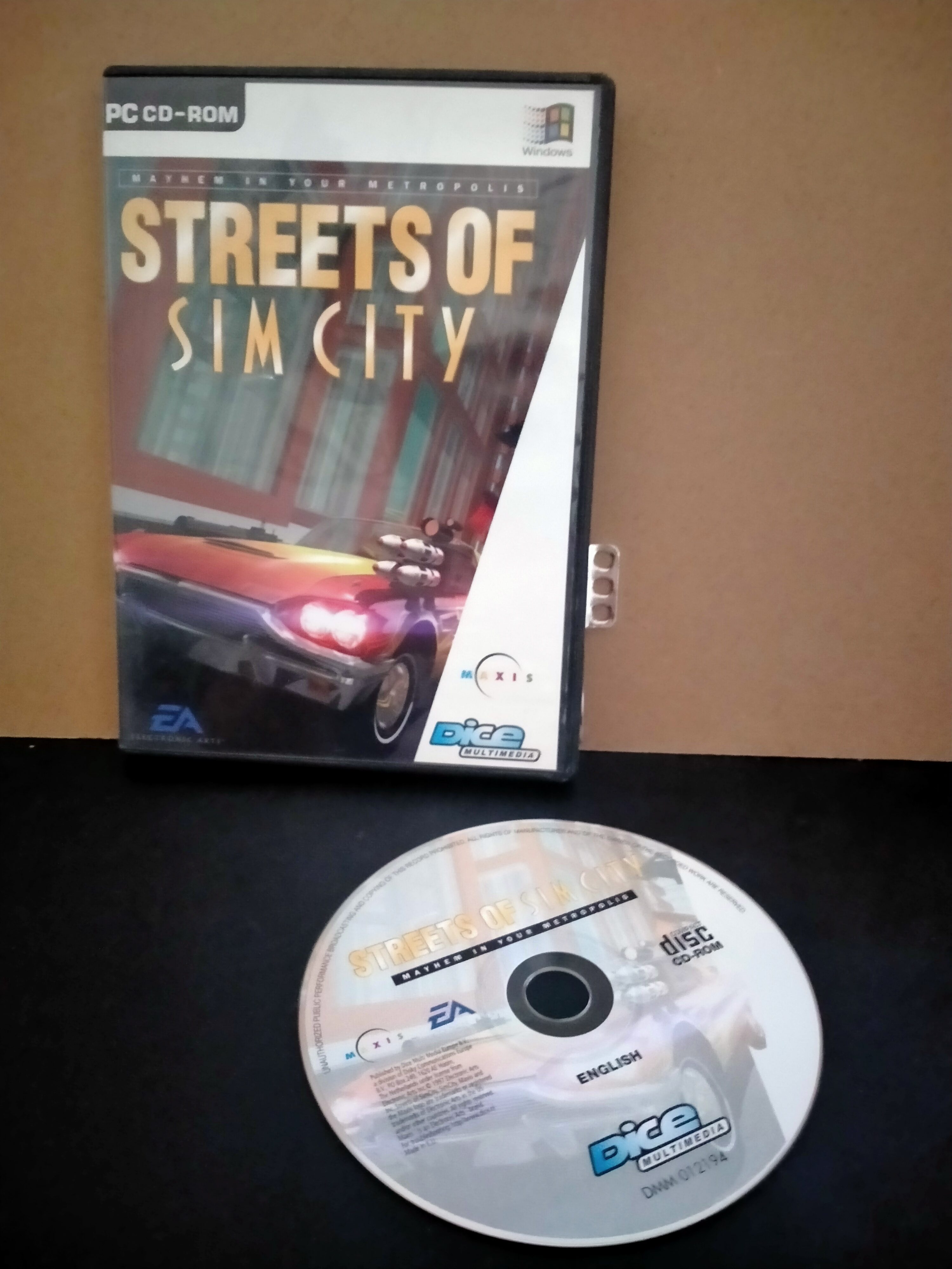 Edición física de Streets of SimCity