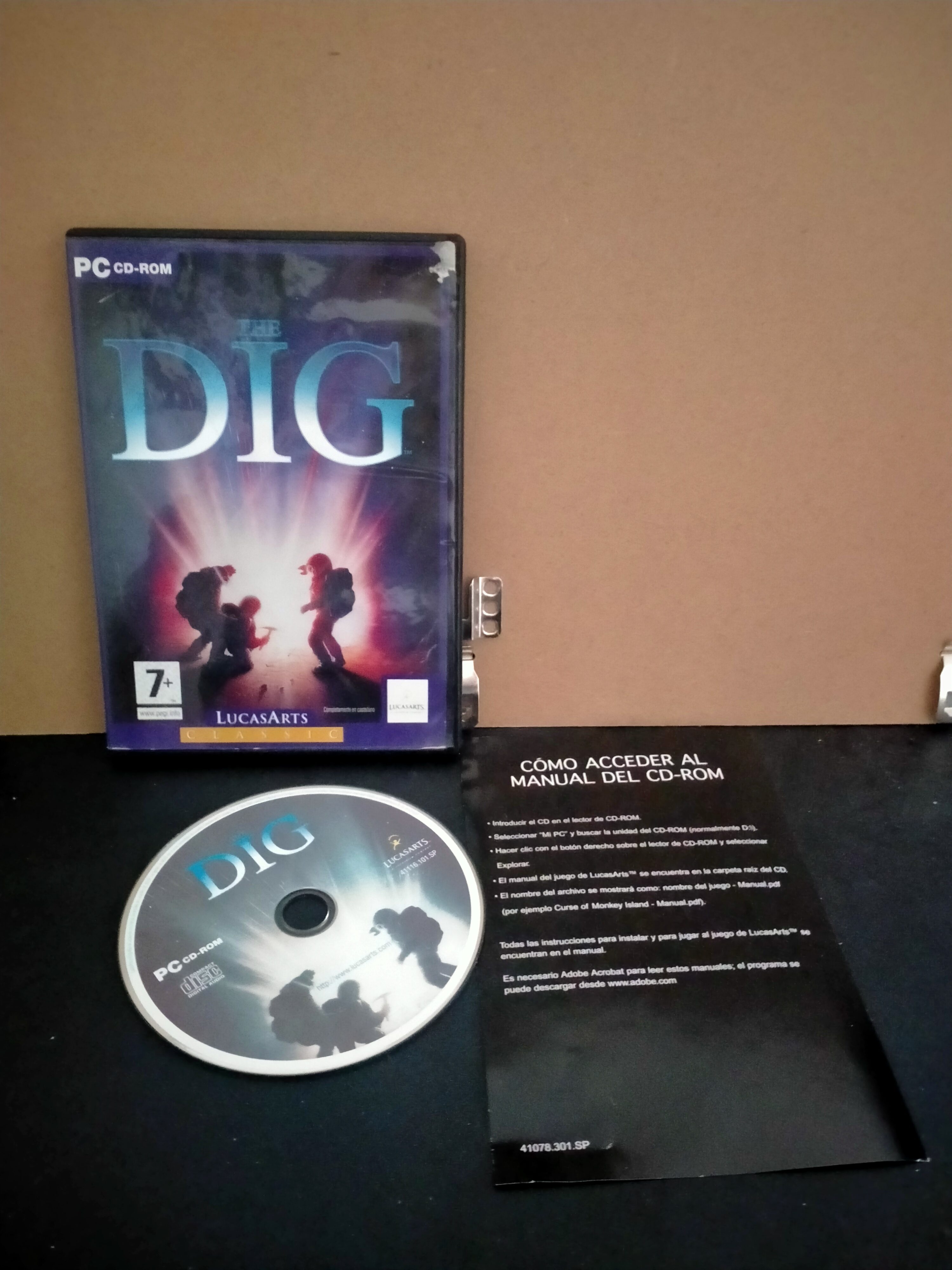 Edición física de The Dig