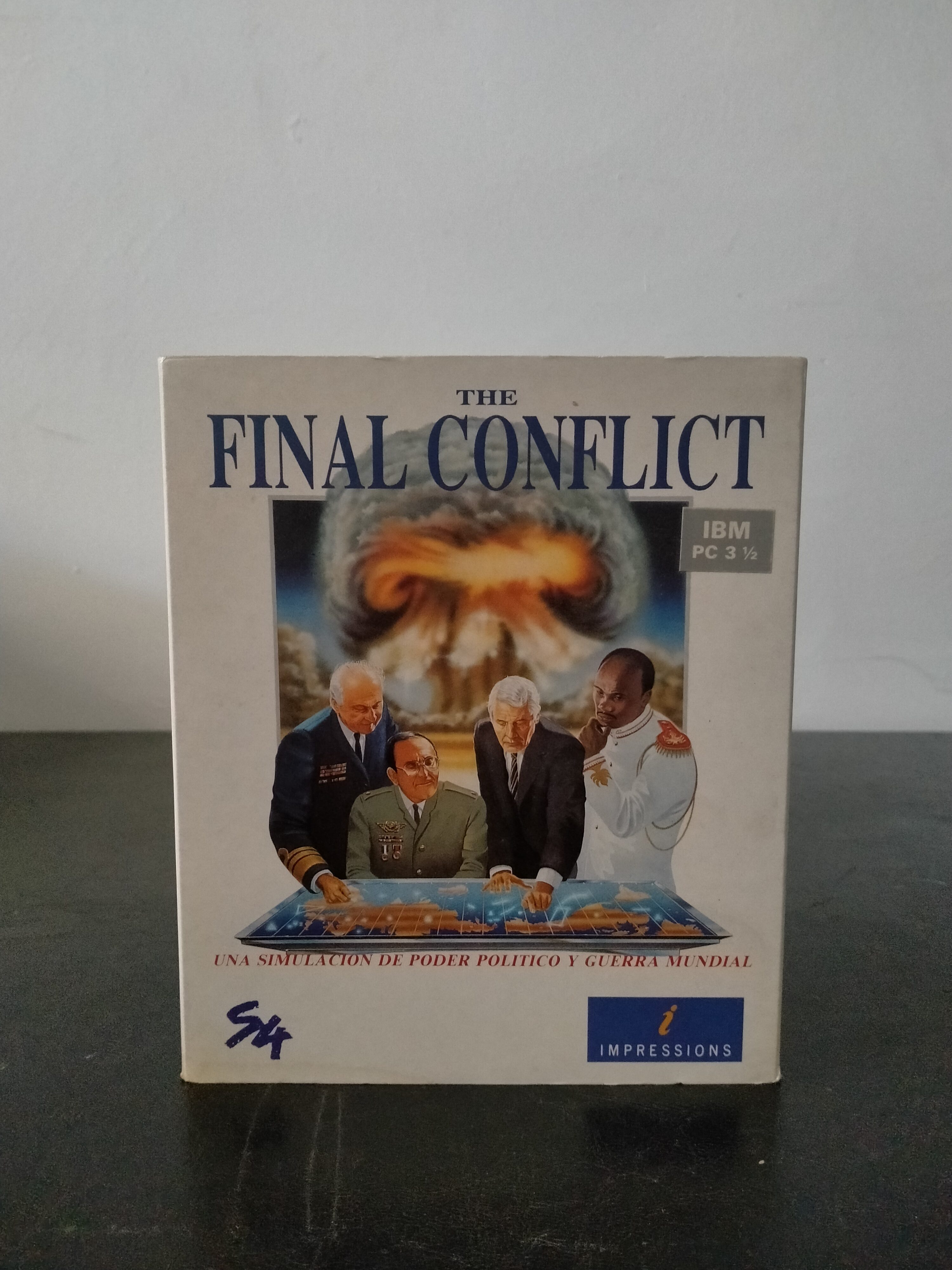 Portada de The Final Conflict, formato Big Box, para MS-DOS