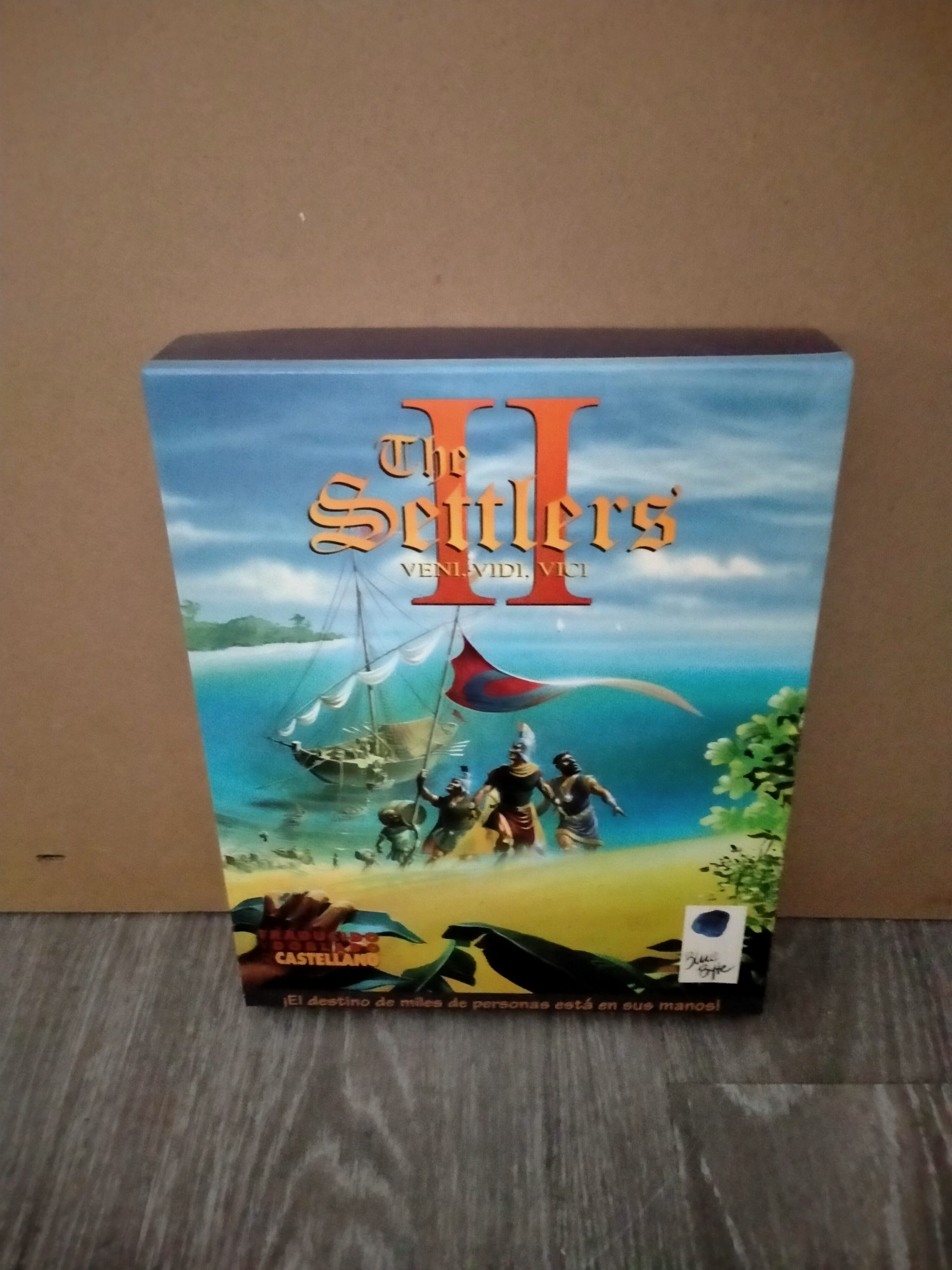 Edición física de The Settlers II: Veni, Vidi, Vinci