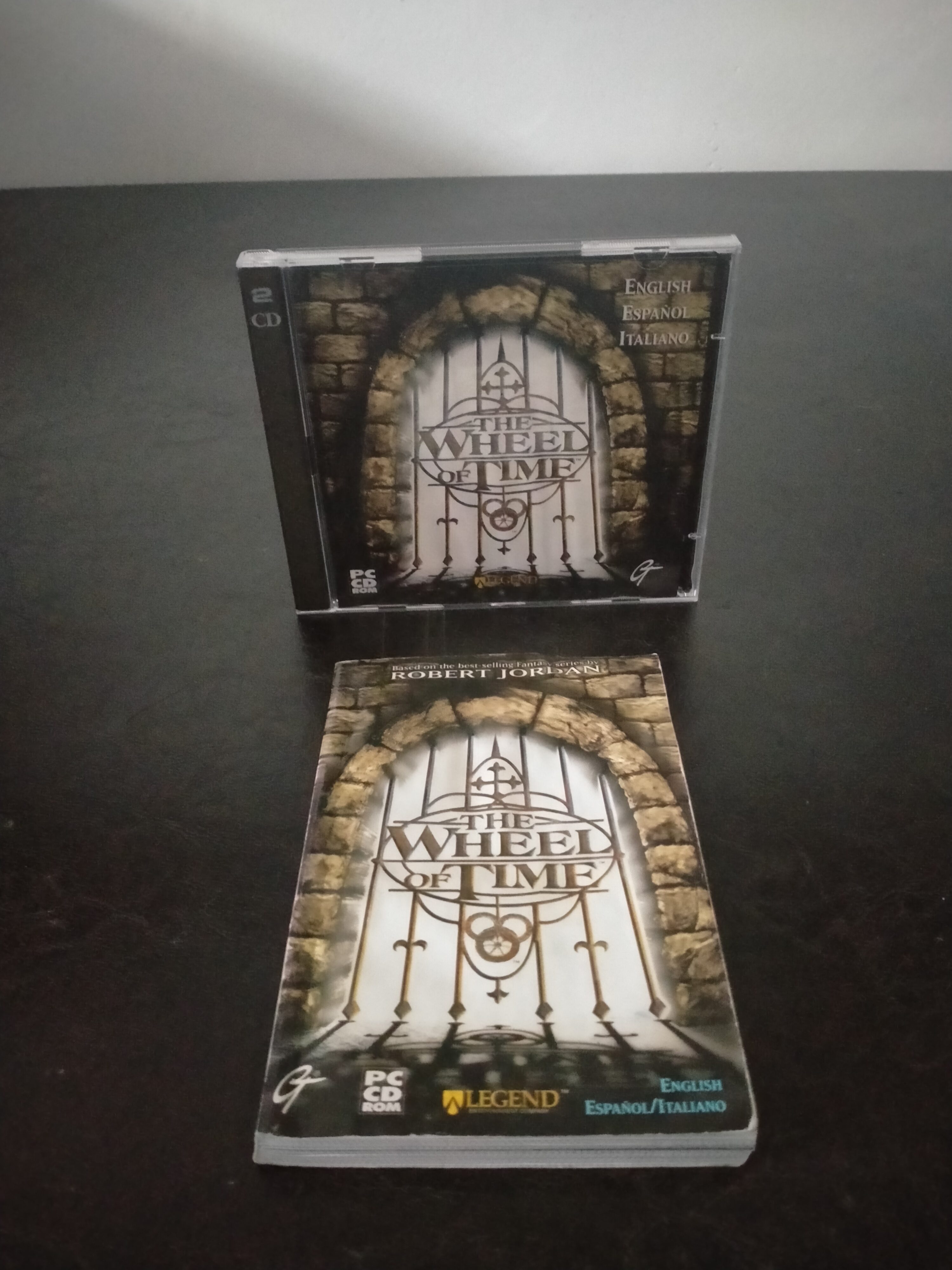 Portada de The Wheel of Time, formato Jewel Case, para Windows 95, Windows 98