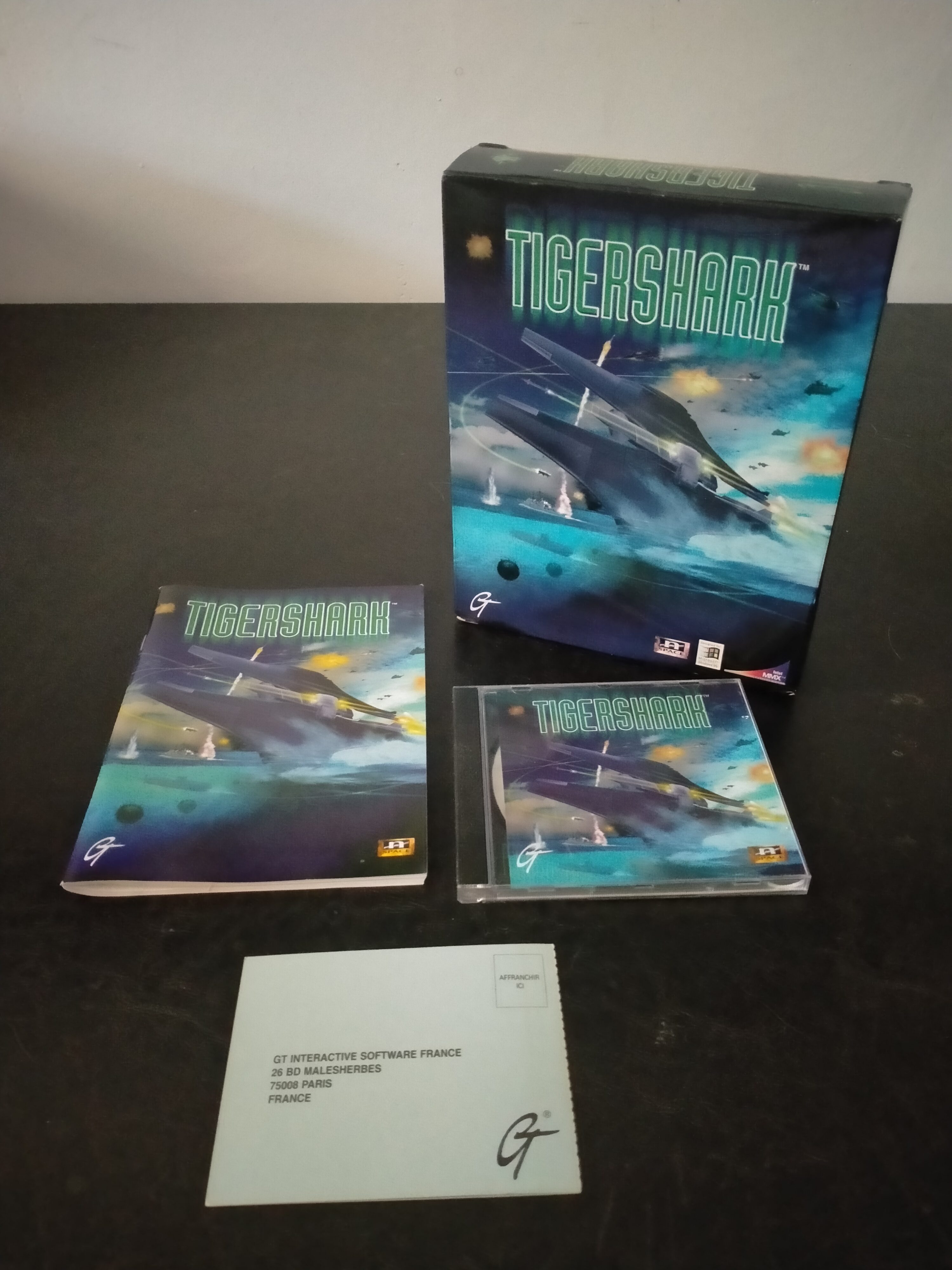 Imagen documental 3 de Tigershark, formato Big Box, para Windows 95