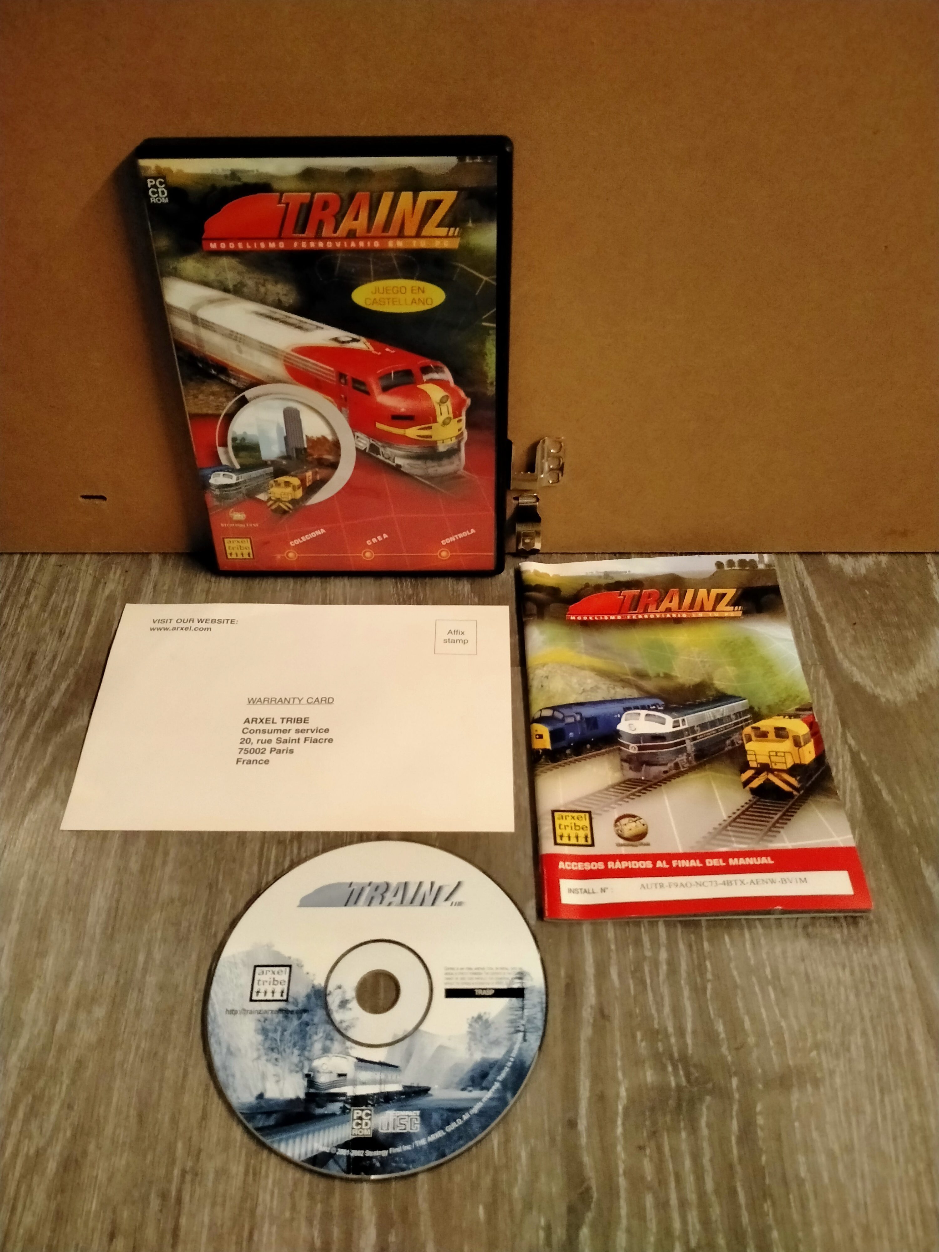 Edición física de Trainz