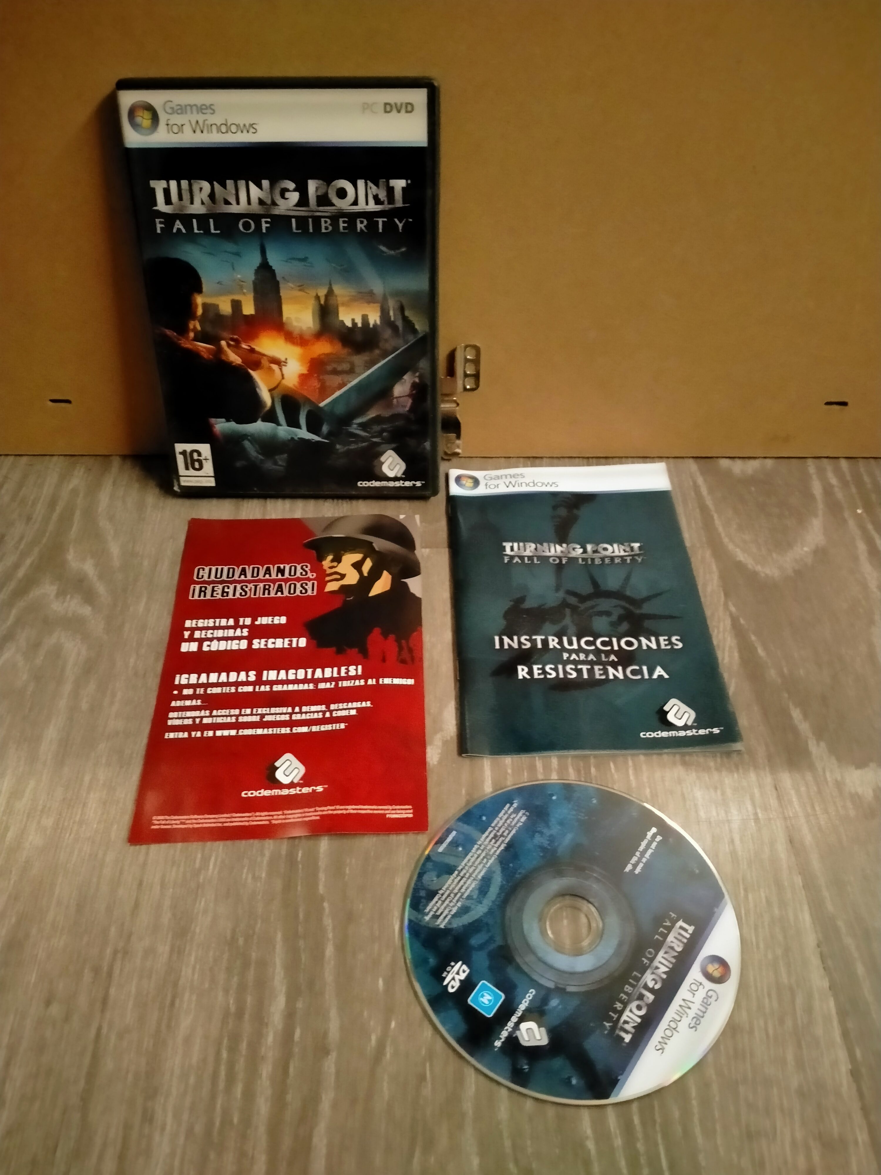 Edición física de Turning Point: Fall of Liberty