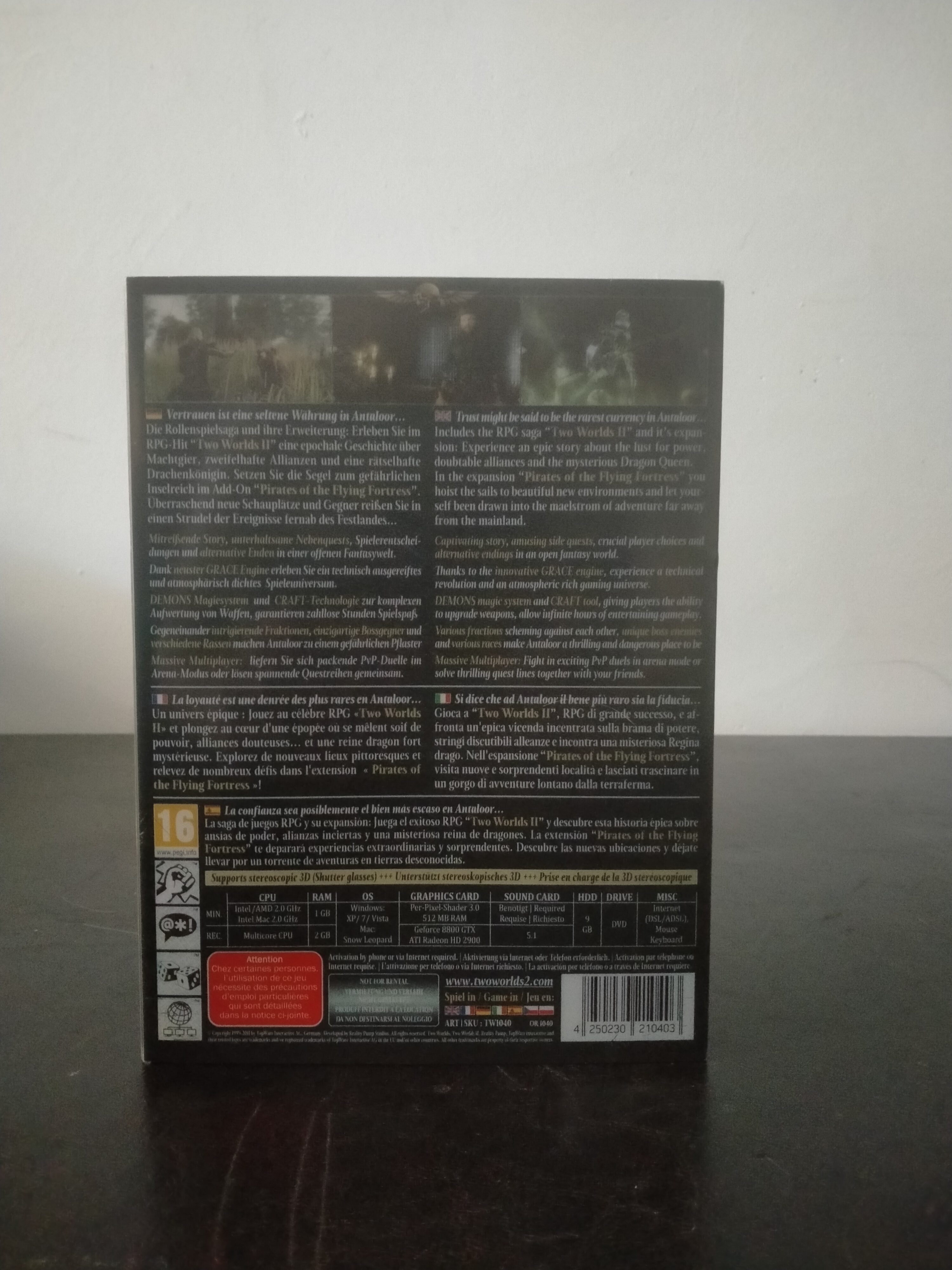Imagen documental 2 de Two Worlds II: Game of the Year Edition, formato DVD Case, para Windows XP, Windows Vista, Windows 7