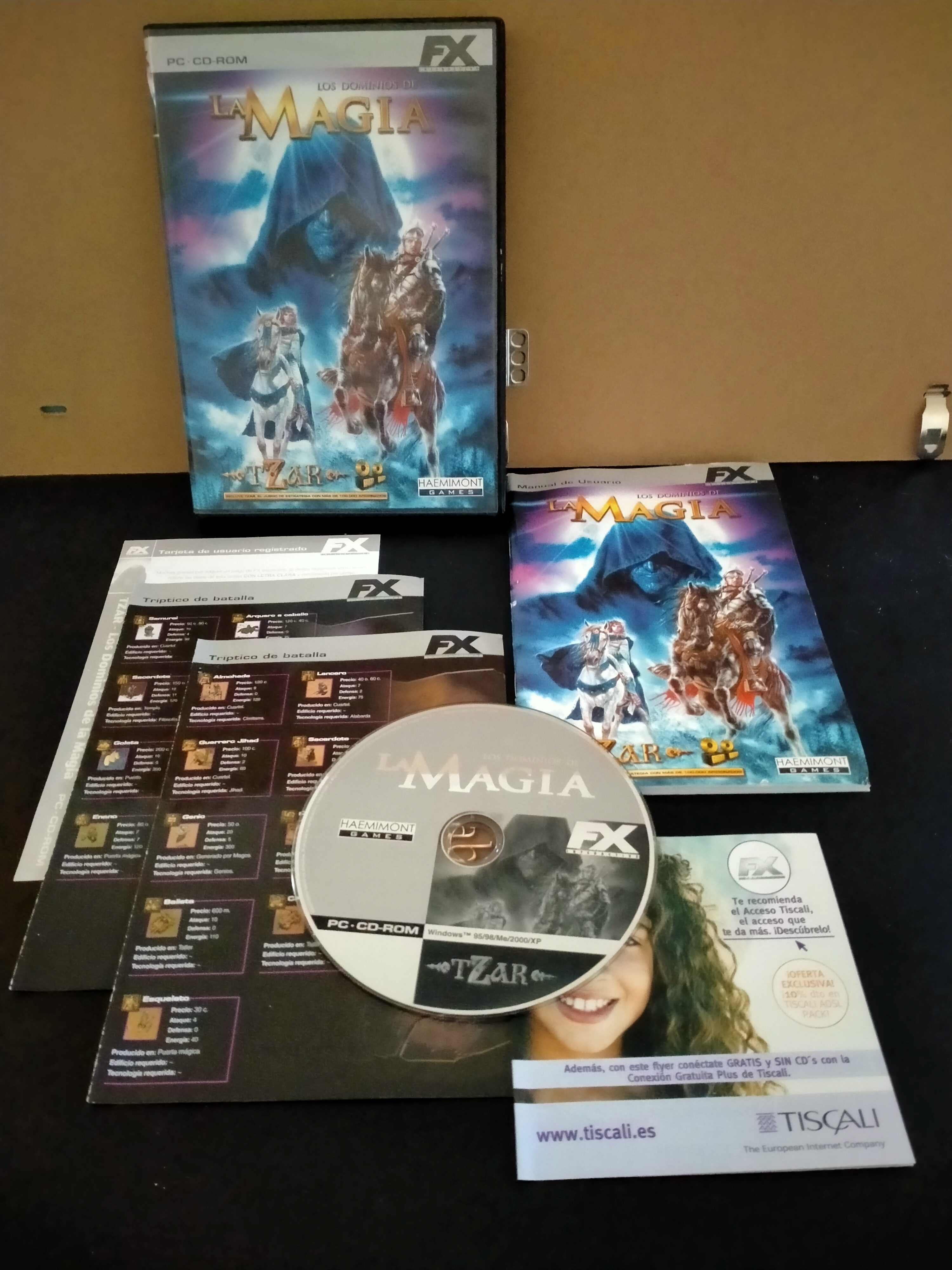 Edición física de Tzar: Los Dominios de la Magia