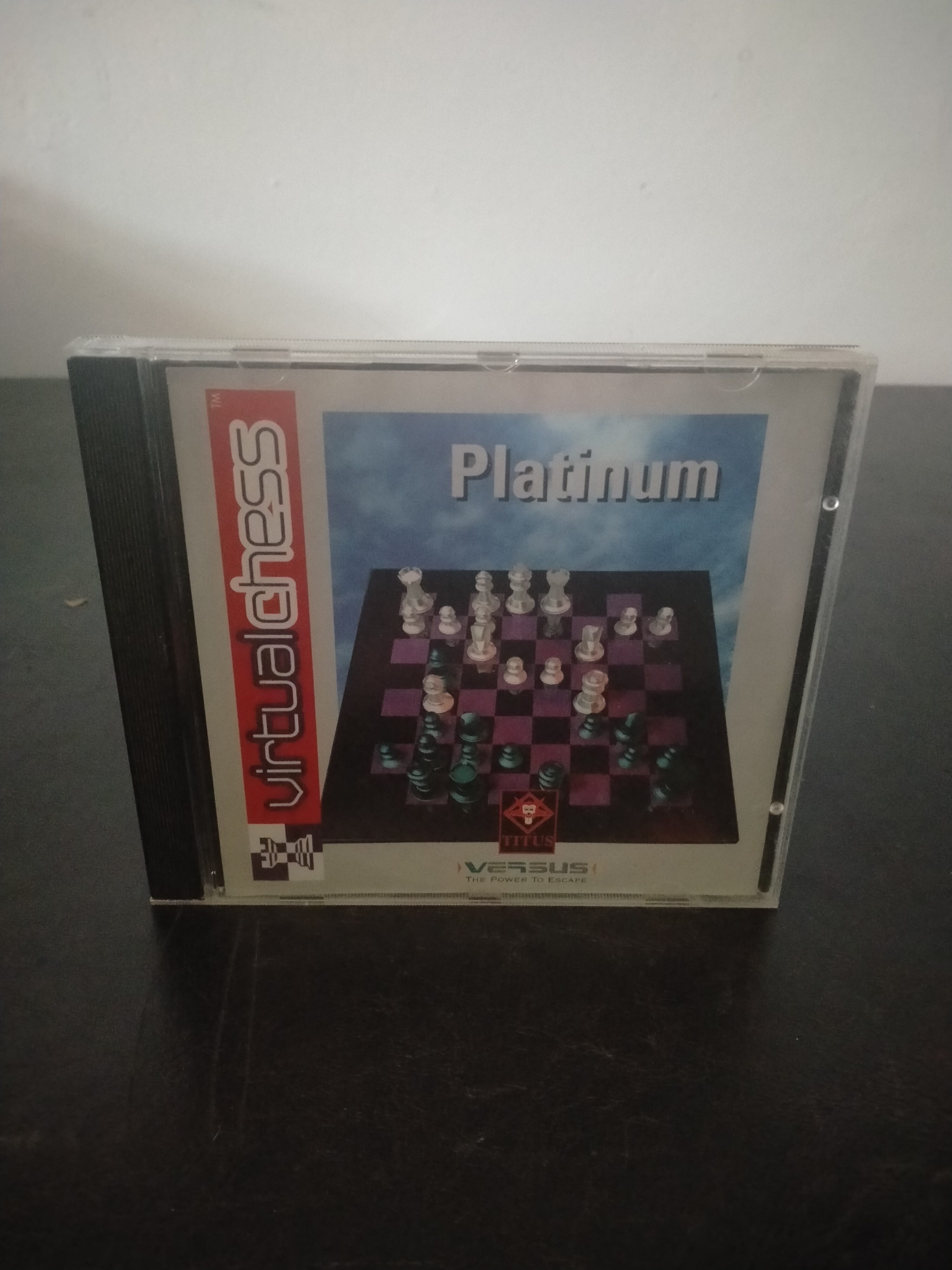 Portada de Virtual Chess Platinum, formato Jewel Case, para MS-DOS, Win3.x, Windows 95
