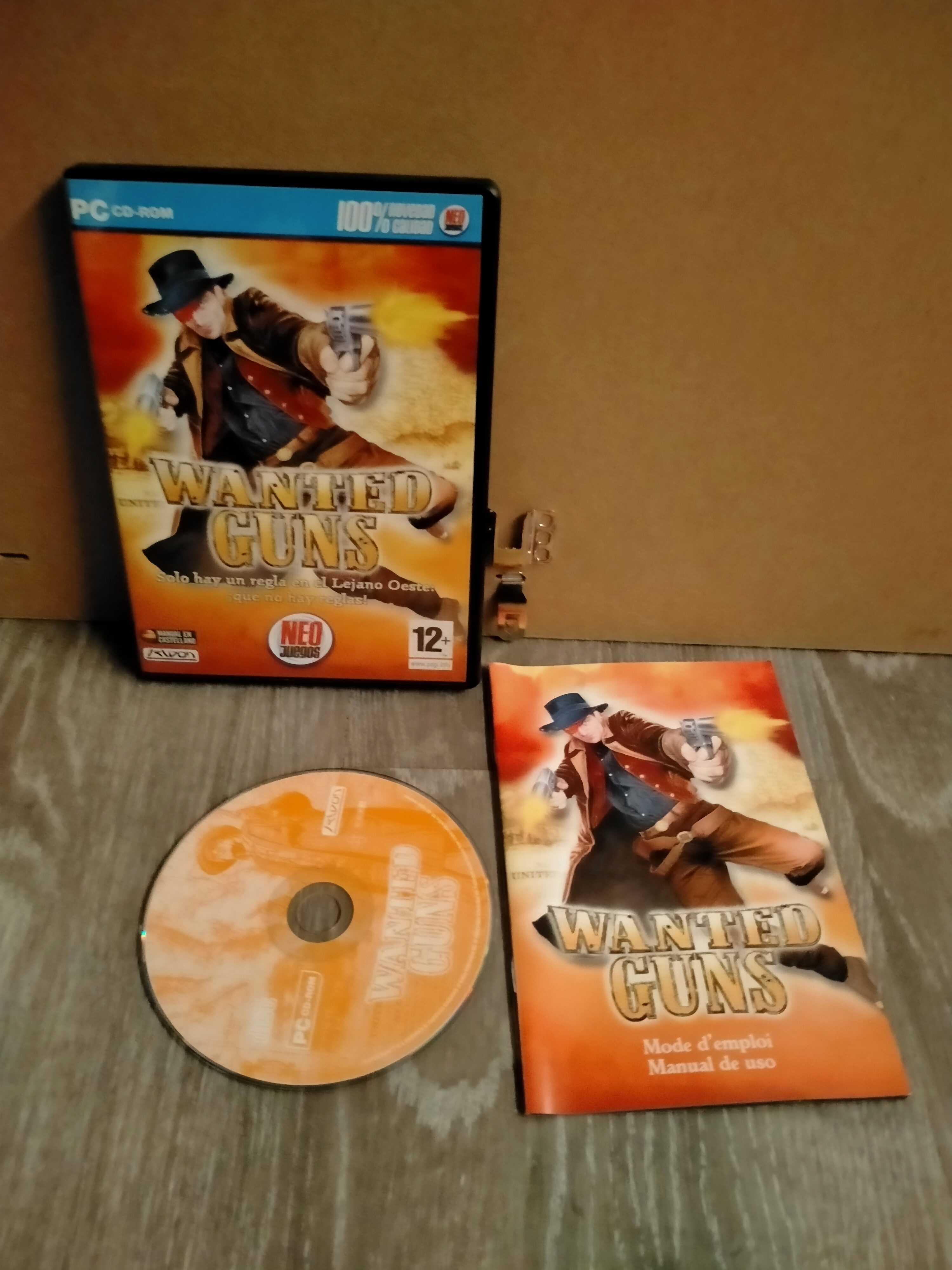 Edición física de Wanted Guns