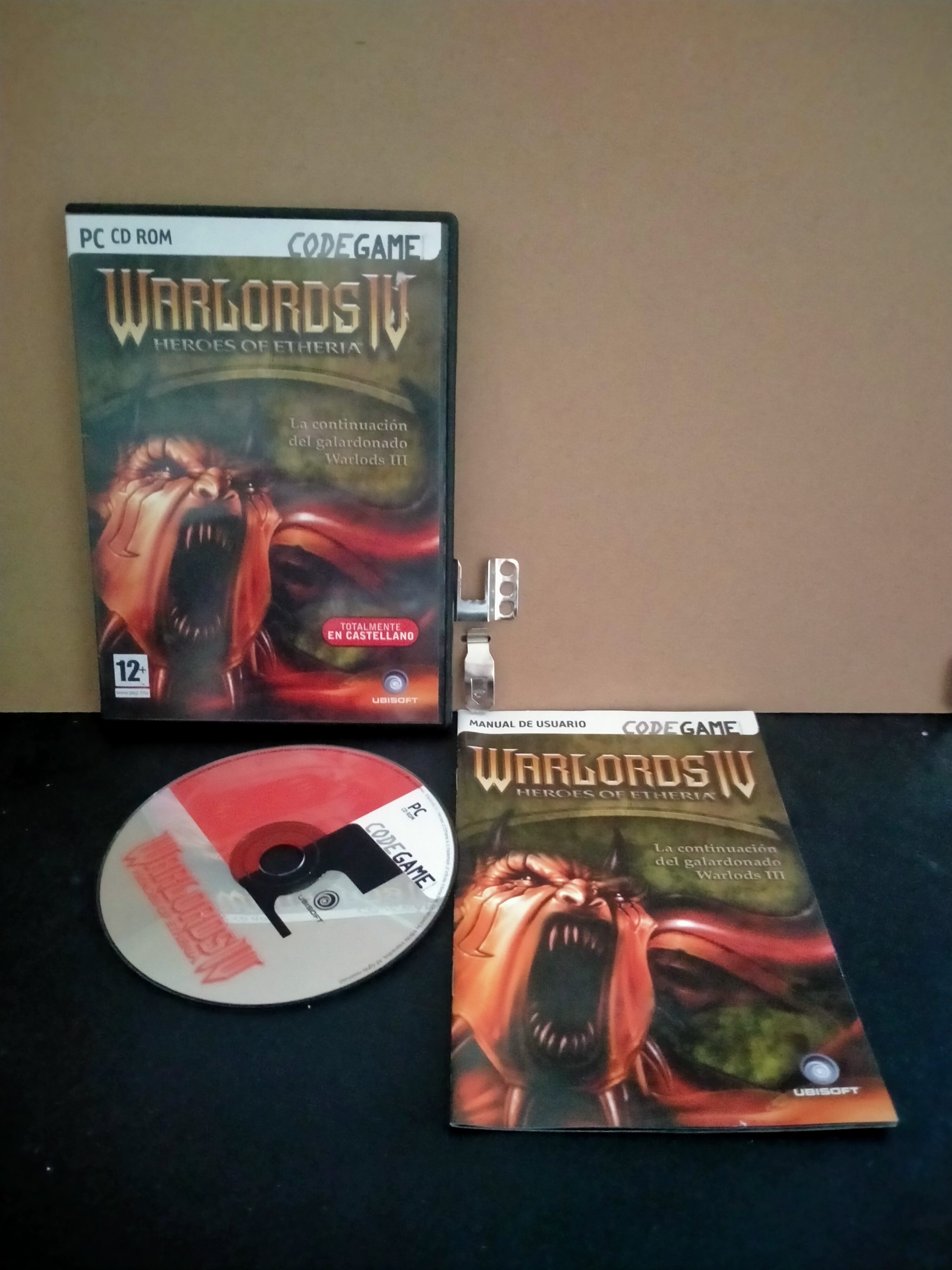 Edición física de Warlords IV: Heroes of Etheria