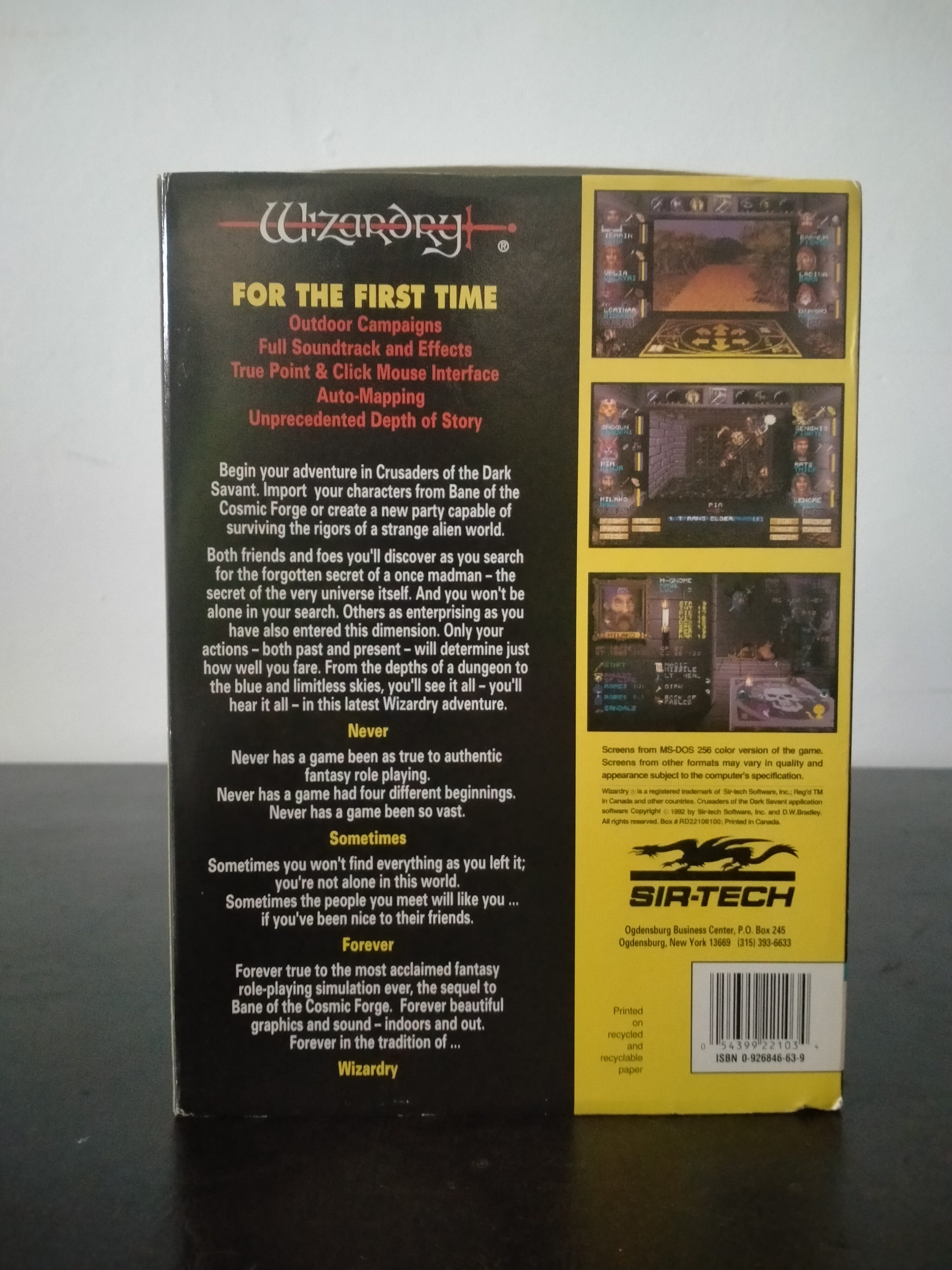 Wizardry: Crusaders of the Dark Savant
