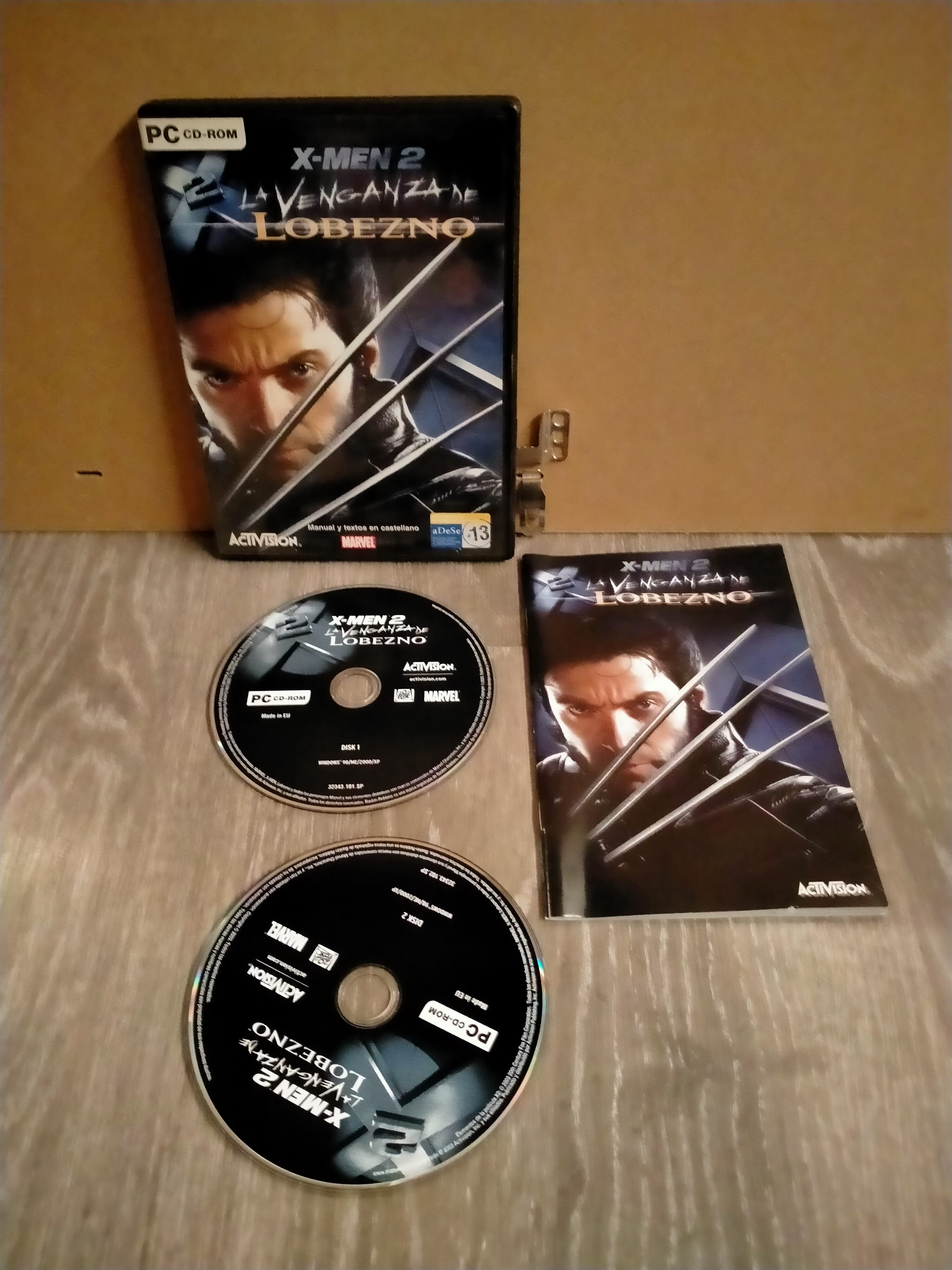 Edición física de X-Men 2: La venganza de Lobezno