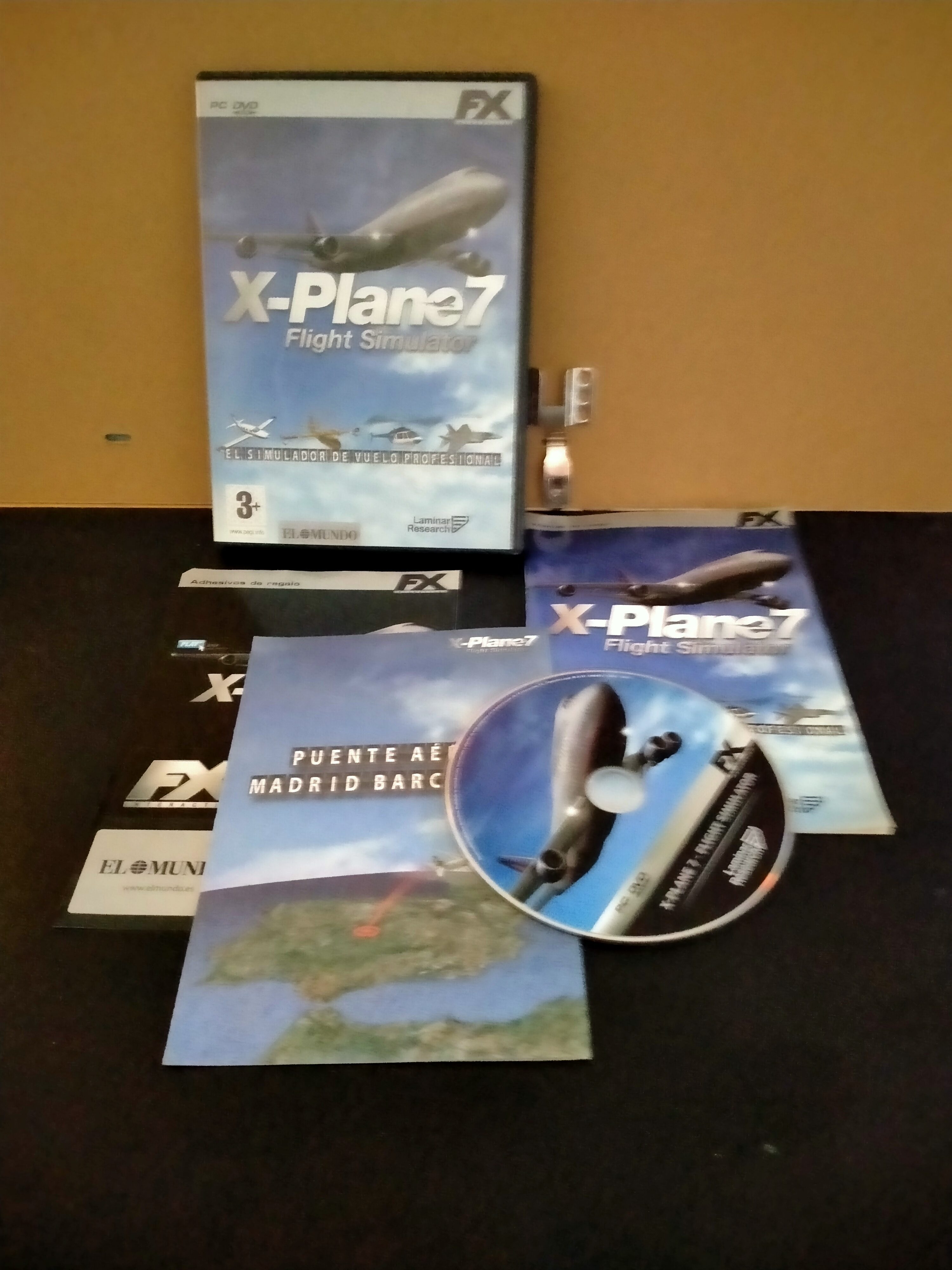 Edición física de X-Plane 7 Flight Simulator